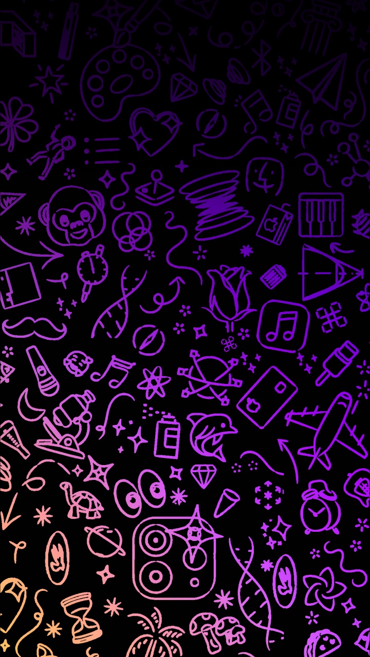 Обои узор, пурпур, арт, пурпурный цвет, круг в разрешении 720x1280