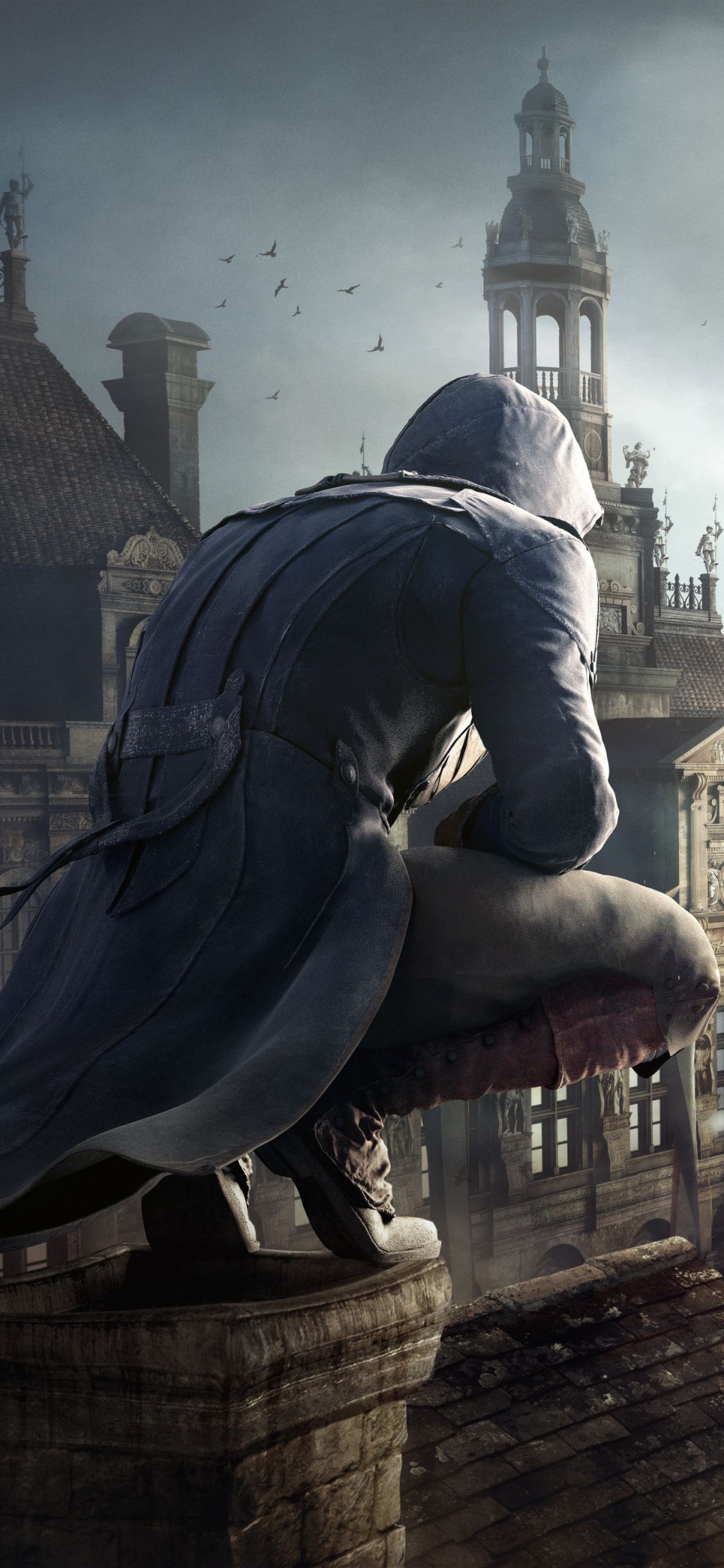 Обои Остров Филитео, курорт, assassins creed unity, xbox one, ubisoft, игра-боевик в разрешении 1125x2436