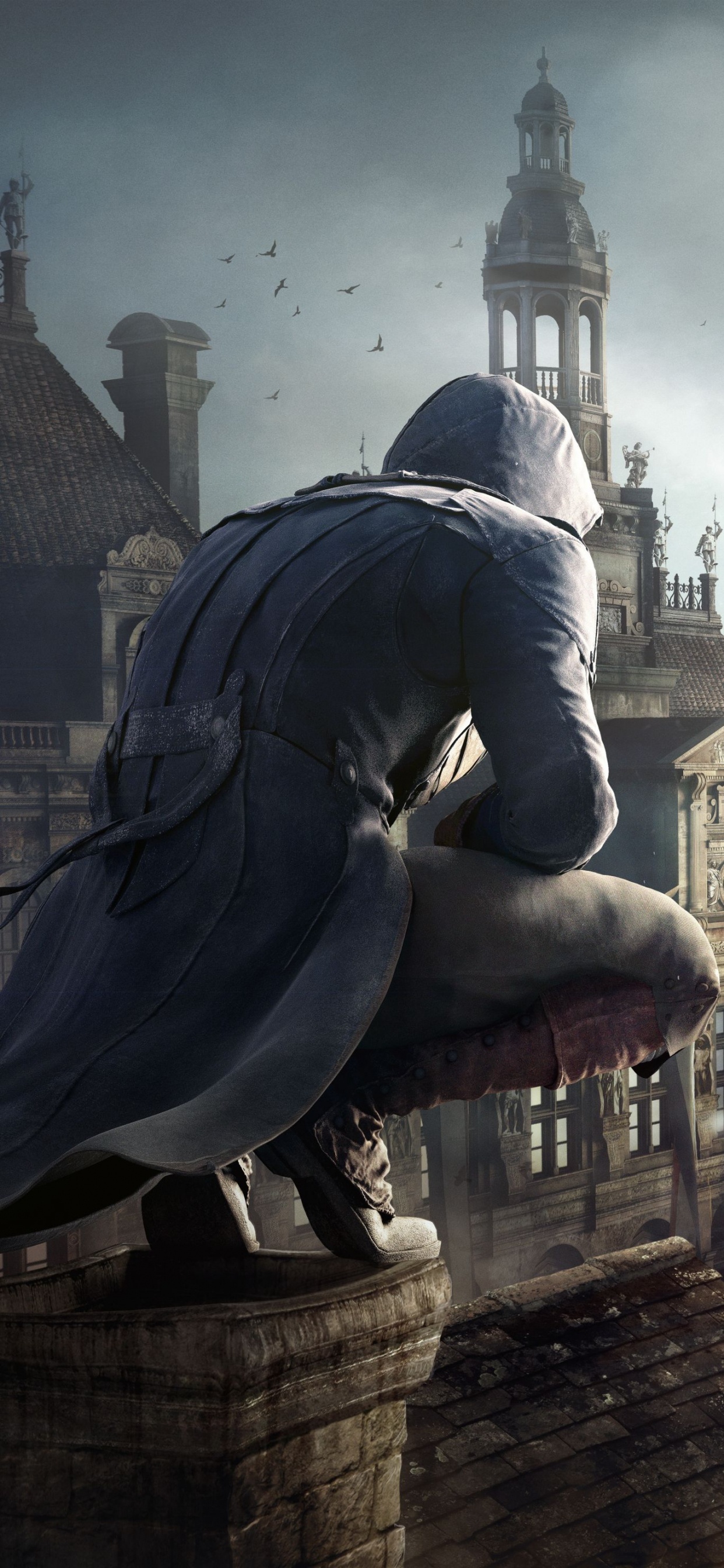 Обои Остров Филитео, курорт, assassins creed unity, xbox one, ubisoft, игра-боевик в разрешении 1242x2688