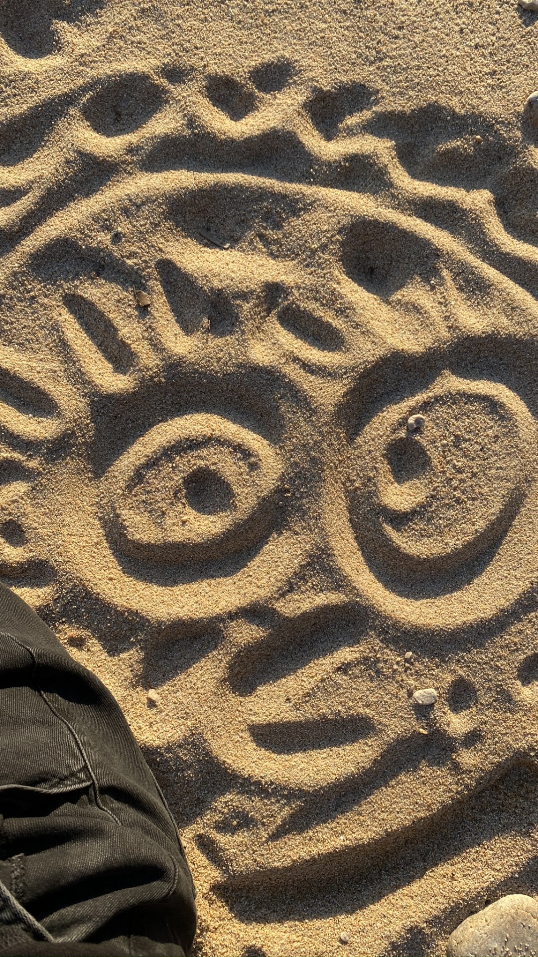 Обои песок, визуальное искусство, резьба по камню, узор, арт в разрешении 1080x1920