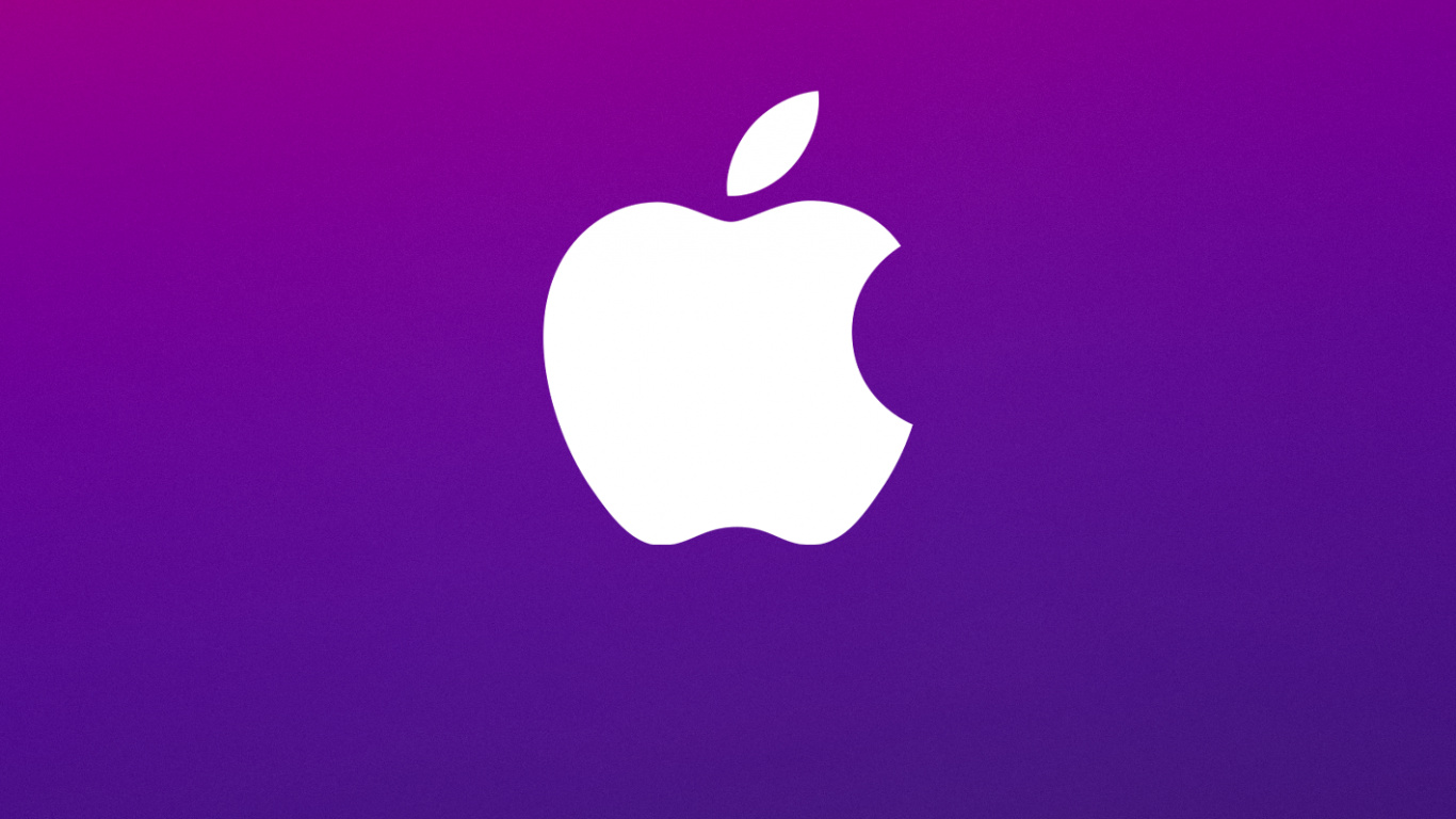 Обои яблоко, Операционная система, облако, электрик, круг в разрешении 1366x768