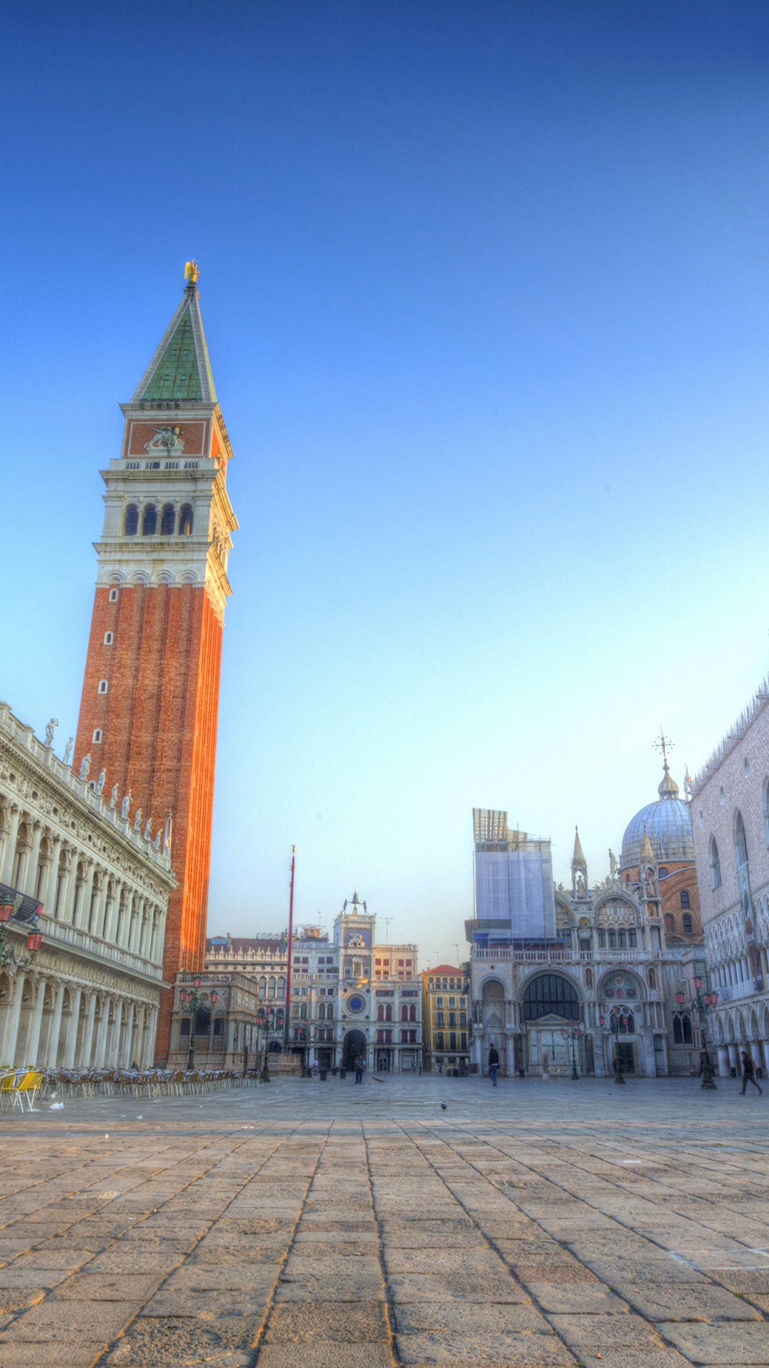 Обои площадь Сан Марко, Святого Марка, рыночная площадь, ориентир, город в разрешении 1080x1920