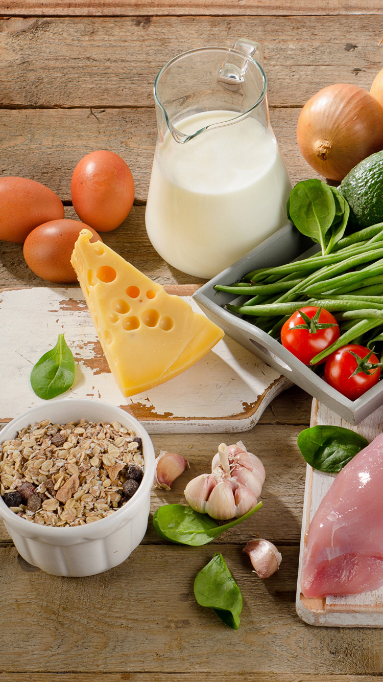 Обои овощ, здоровая диета, пища, природные продукты, вегетарианская пища в разрешении 750x1334