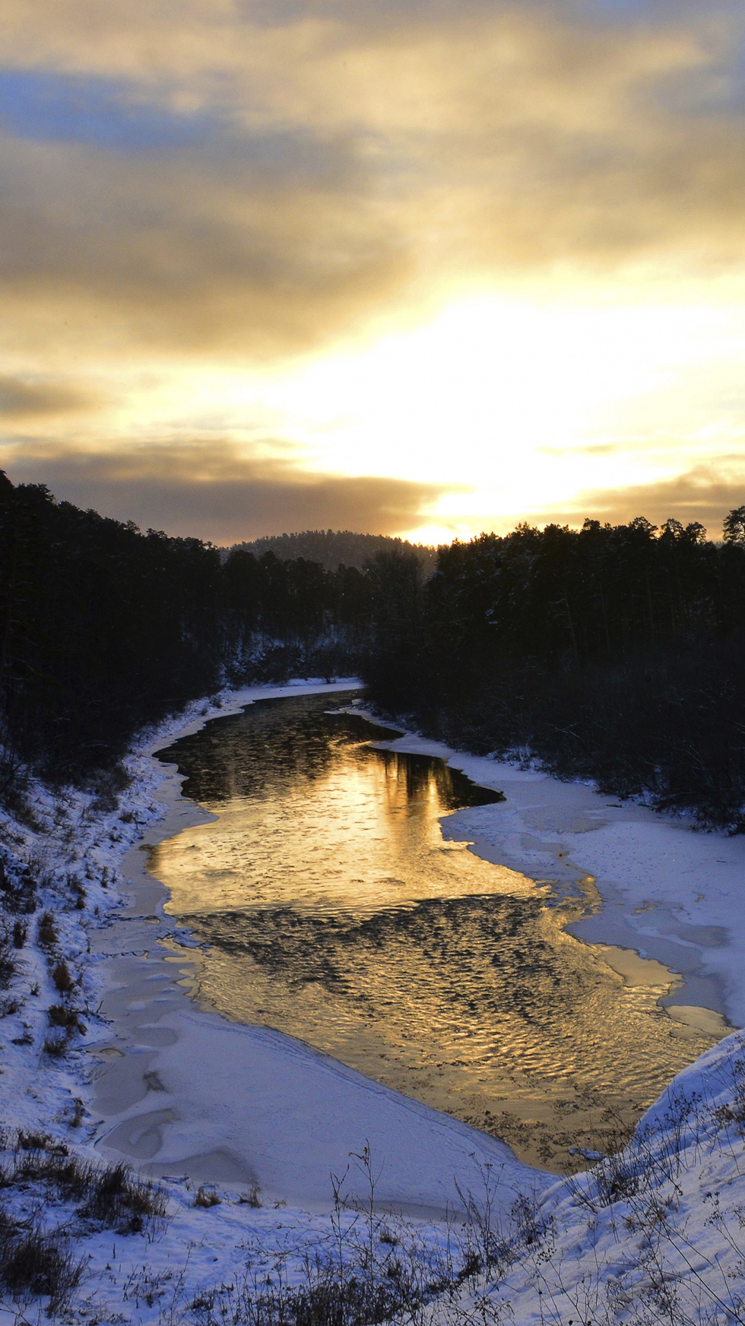 Обои снег, Альпы, зима, замораживание, облако в разрешении 1080x1920