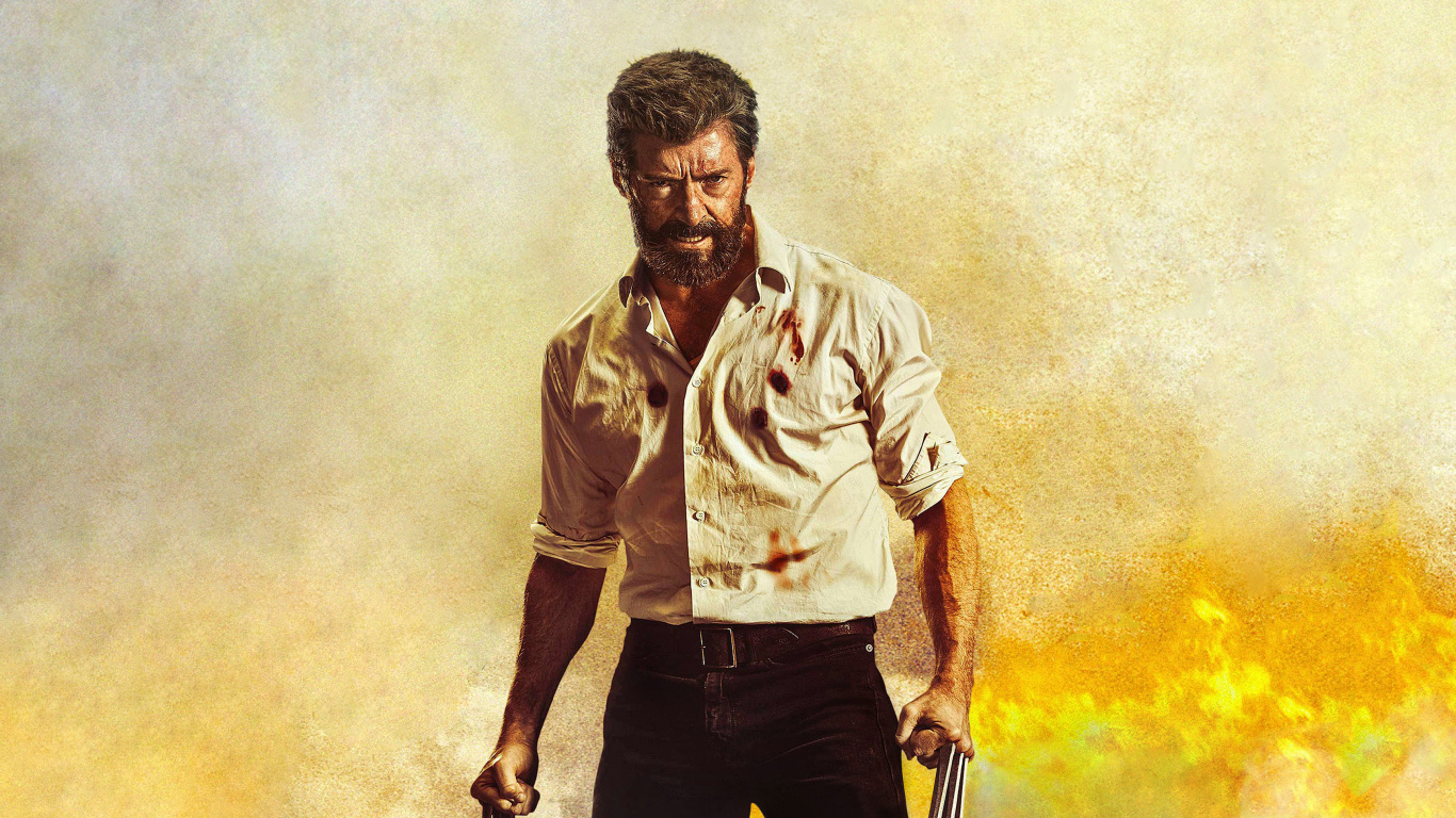 Обои Росомаха, человек, волосы на лице, профессор Икс, Старик Логан в разрешении 1366x768