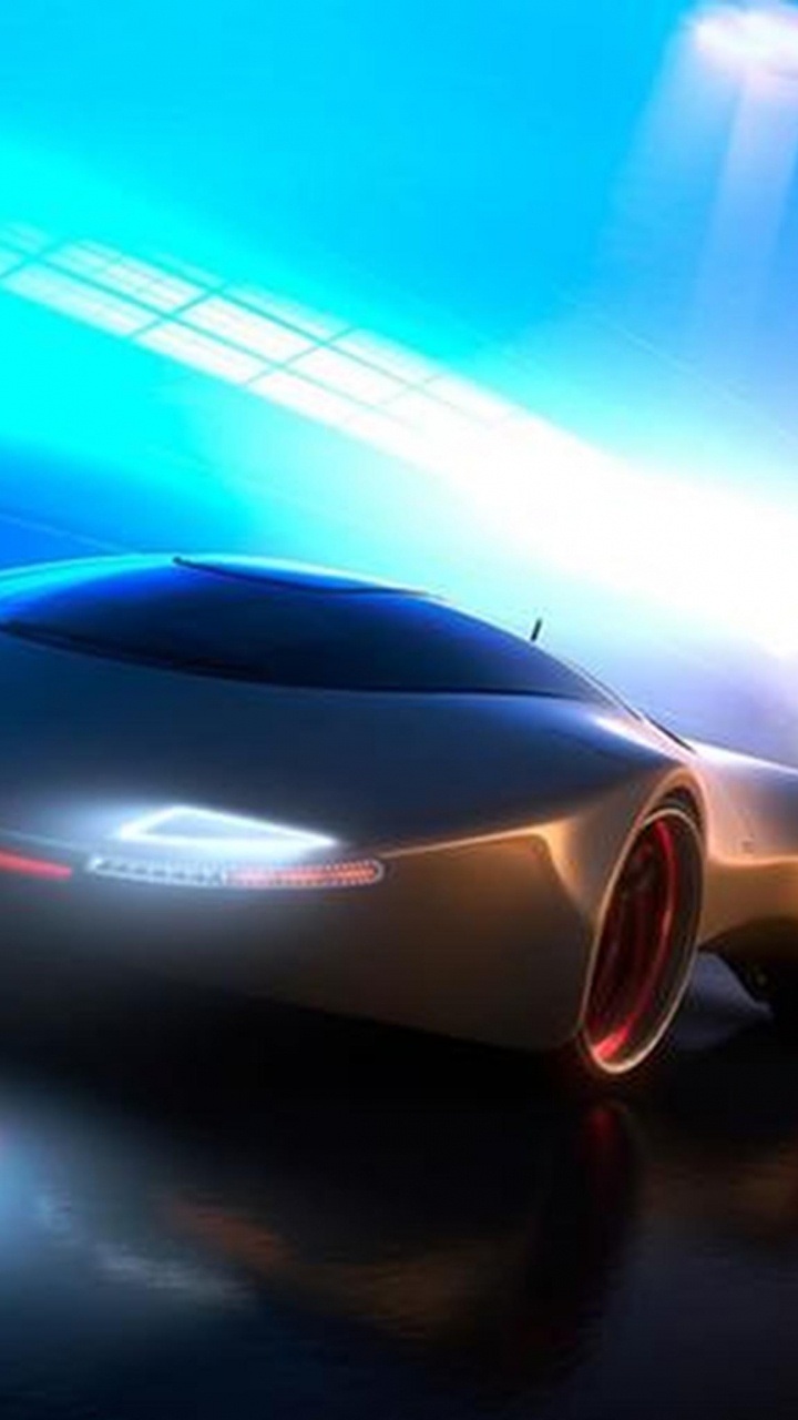 Обои авто, автомобиль концепции, будущее, спорткар, суперкар в разрешении 720x1280