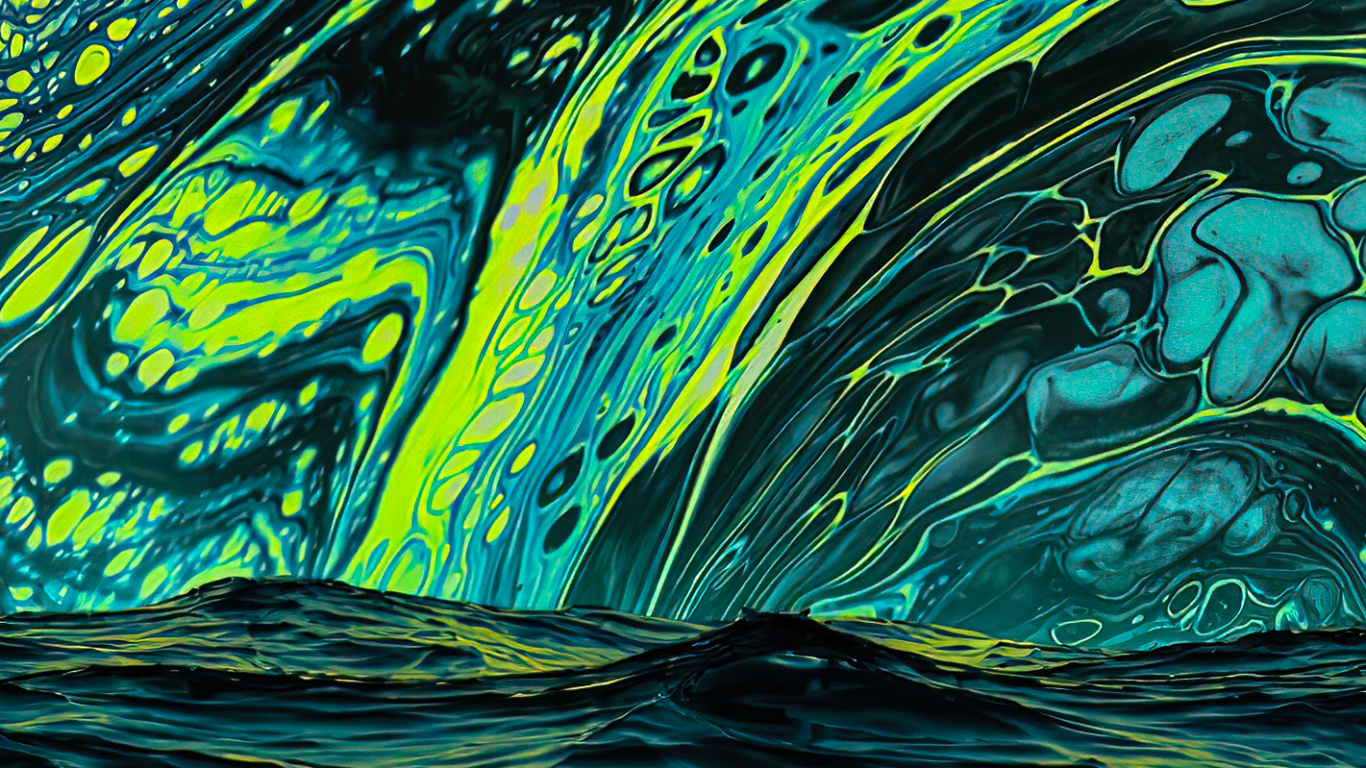 Обои отражение, планета, вода, гидроресурсы, жидкий в разрешении 1366x768