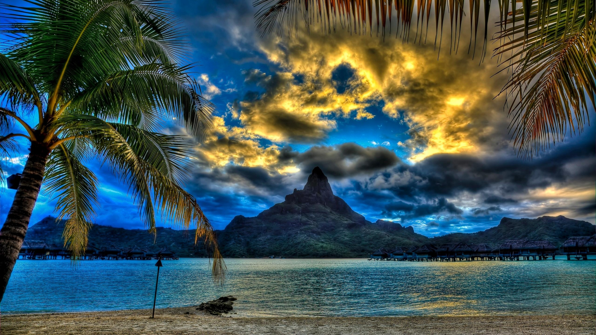 Обои борабора, прибежище, Остров, природа, тропическая зона в разрешении 1920x1080