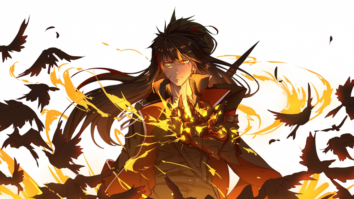 Обои Превью, иллюстрация, аниме, графика, арт в разрешении 1366x768