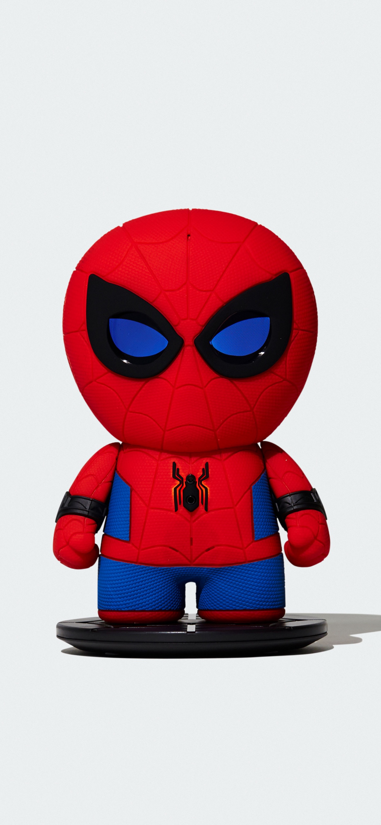 Обои человек-паук, супергерой, арт, минимализм, дэдпул в разрешении 1242x2688