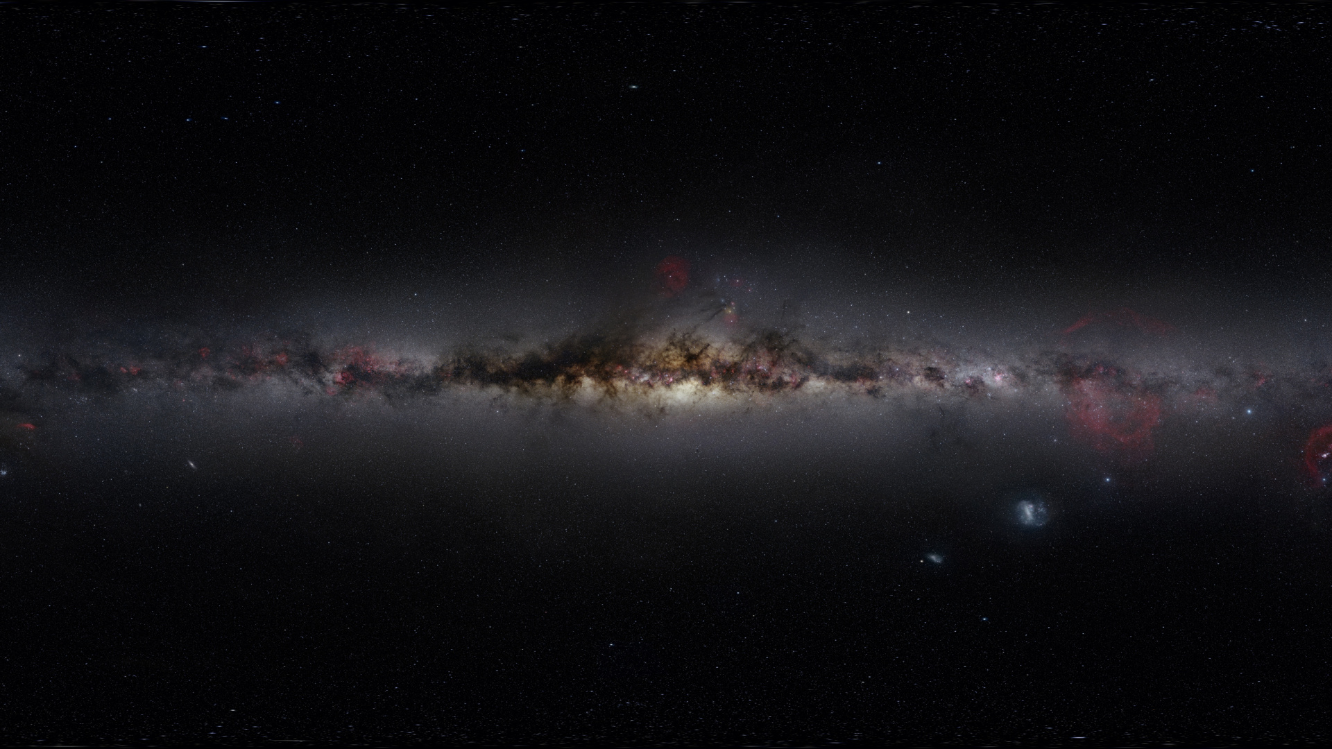 Обои Млечный Путь, Астрономия, туманность, Галактика, атмосфера в разрешении 1920x1080