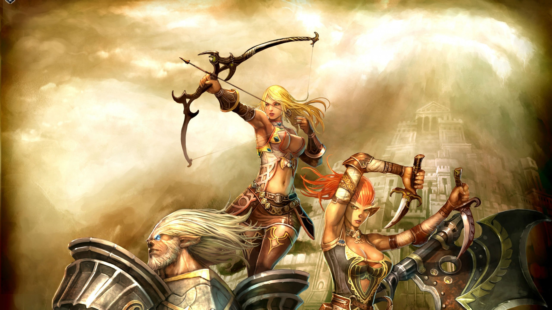 Обои world of warcraft, мифология, мифическое существо, битва, игра в разрешении 1920x1080