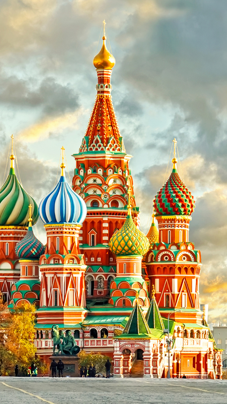 Обои Красная площадь, достопримечательность, ориентир, здание, место поклонения в разрешении 750x1334