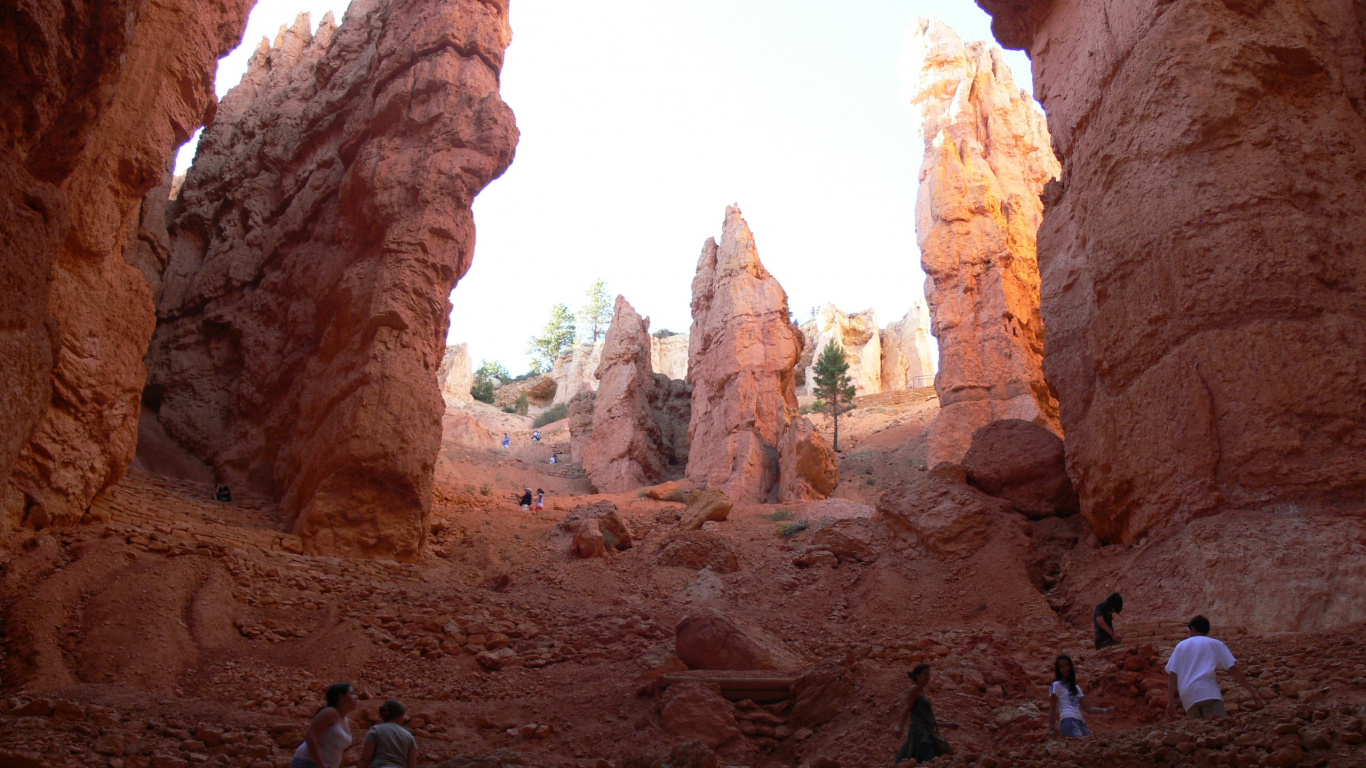 Обои каньон, формирование, рок, геология, Вади в разрешении 1366x768