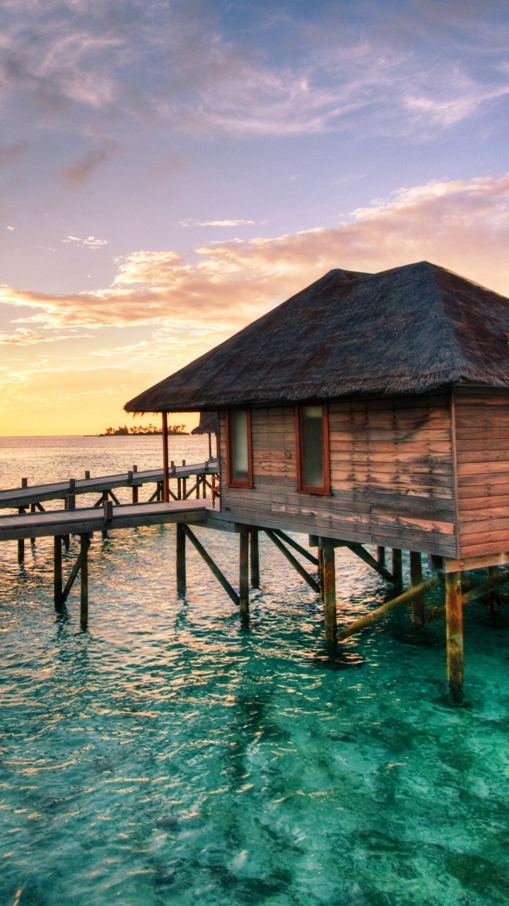 Обои медовый месяц, путешествие, море, тропическая зона, океан в разрешении 720x1280