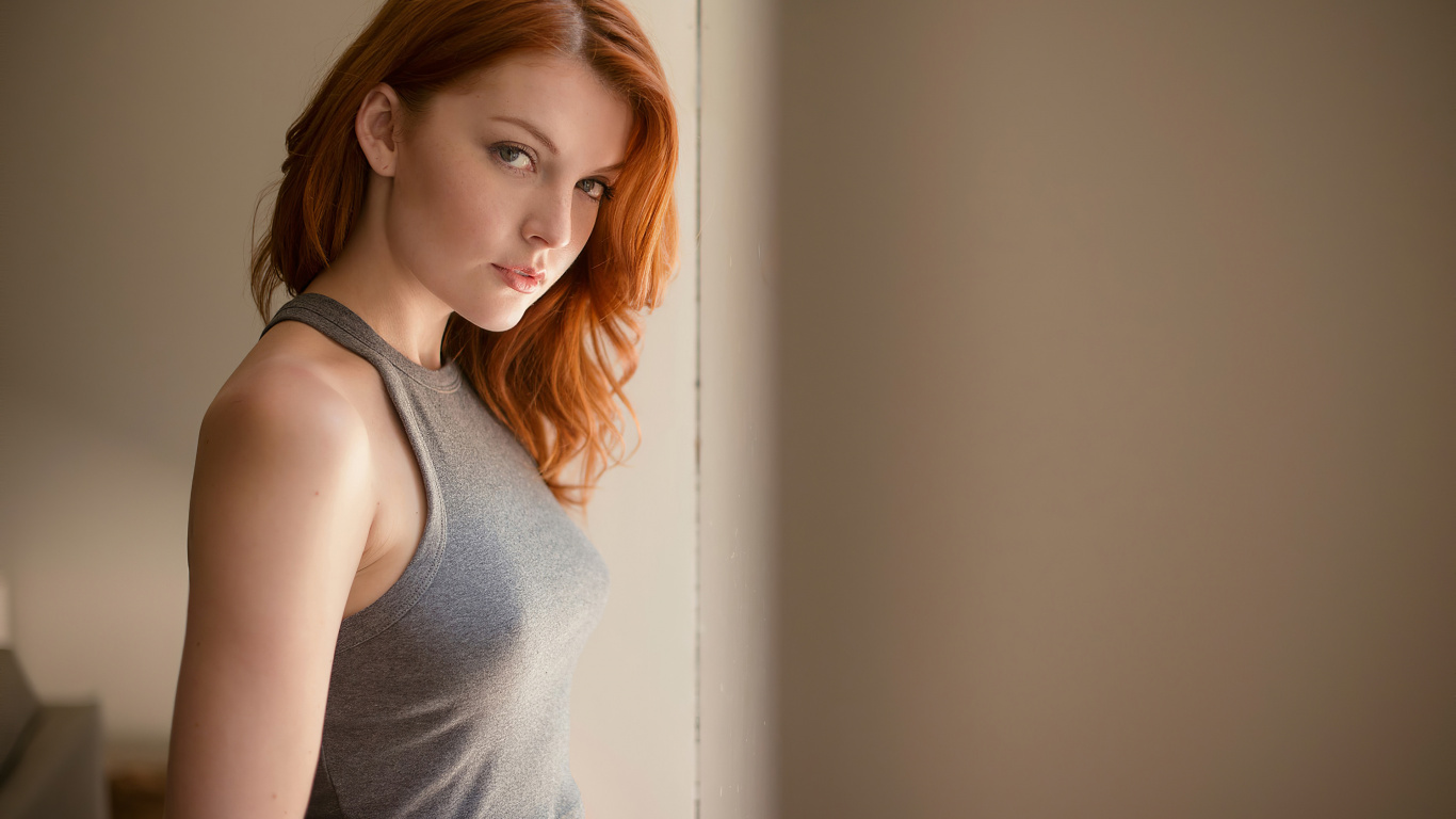 Обои Элиза Дюфур, святой звук, знаменитость, актер, волосы в разрешении 1366x768