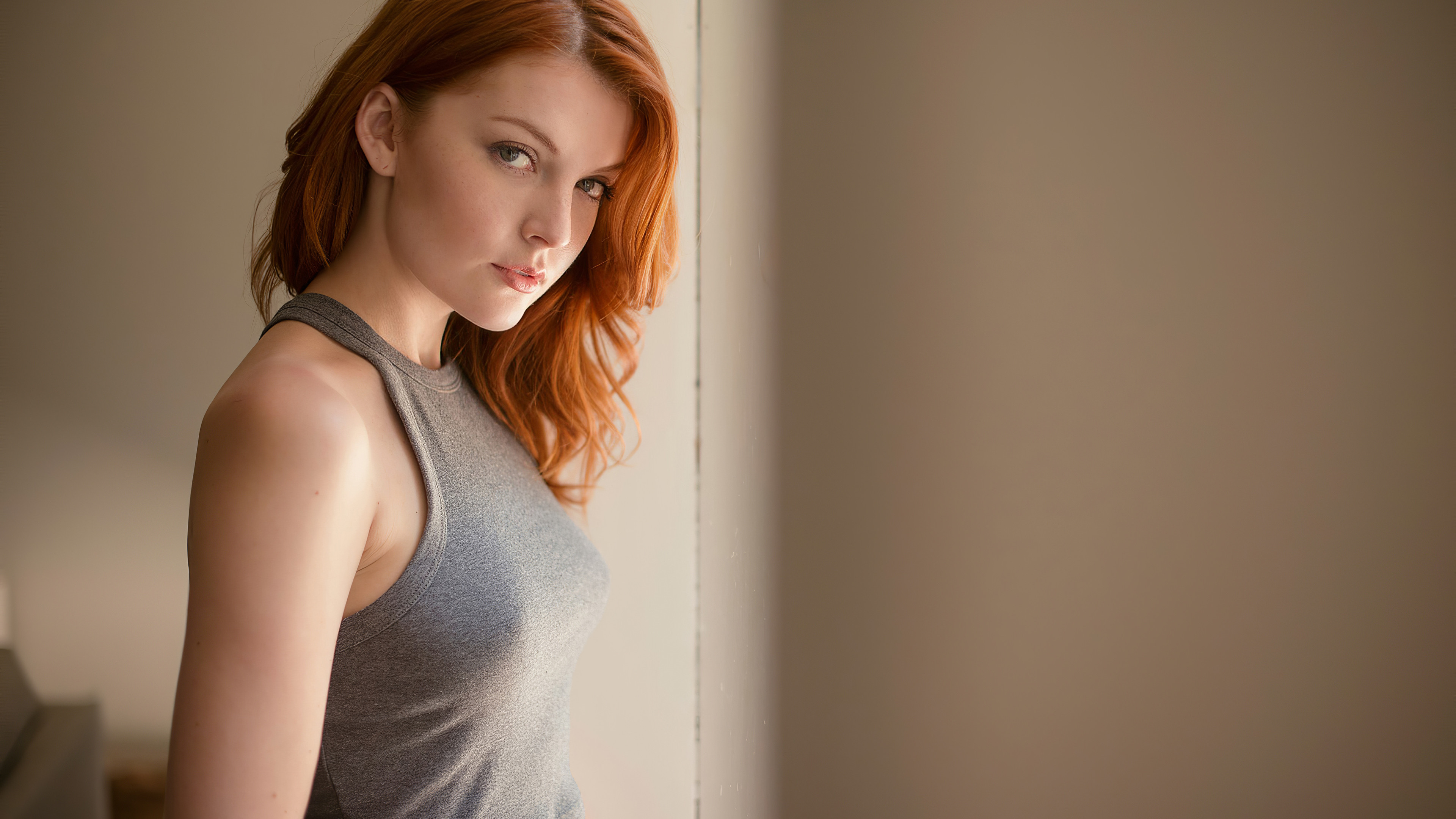 Обои Элиза Дюфур, святой звук, знаменитость, актер, волосы в разрешении 3840x2160