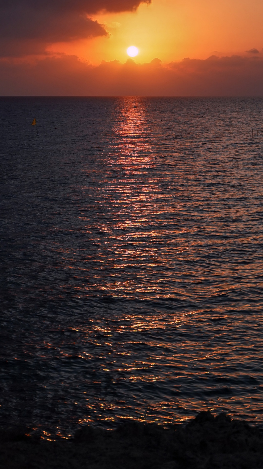 Обои море, вода, облако, атмосфера, гидроресурсы в разрешении 1080x1920