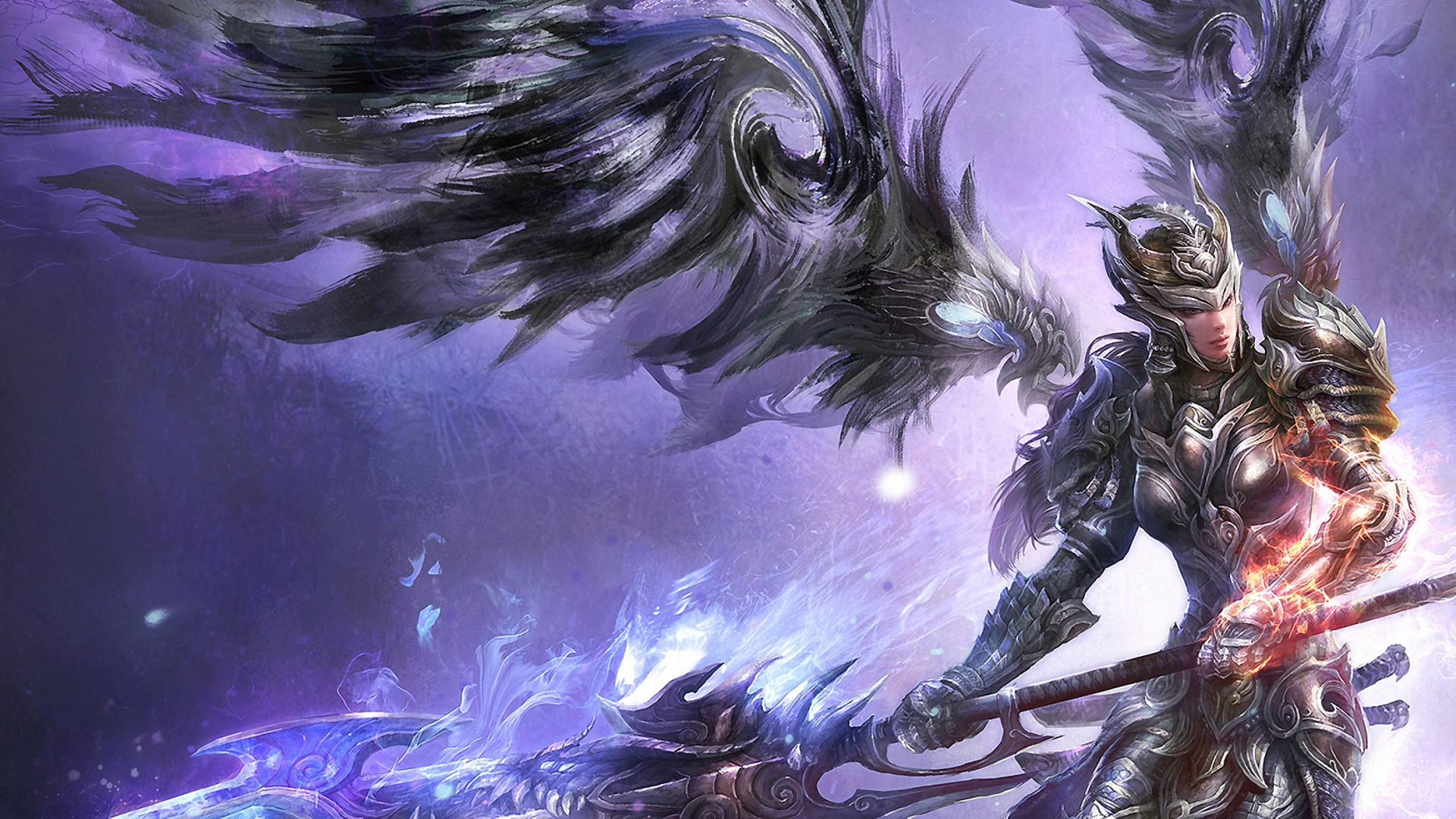 Обои фэнтези, ангел, демон, дракон, мифология в разрешении 1920x1080