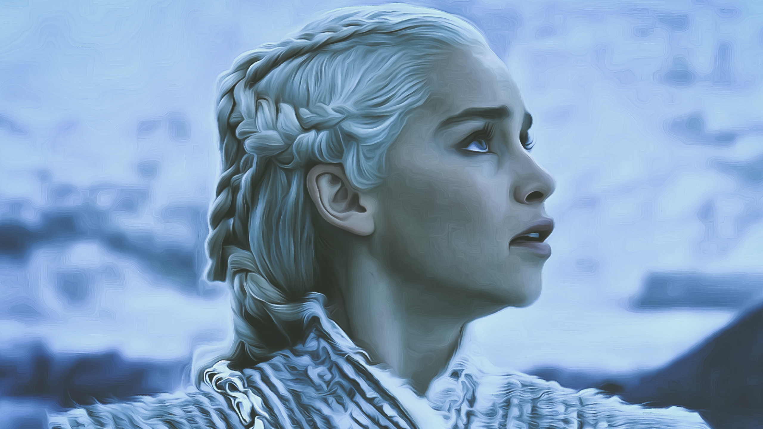 Обои дейенерис таргариен, Игра престолов, Джон Сноу, Дом Таргариенов, Игра Престолов - 8 сезон в разрешении 2560x1440