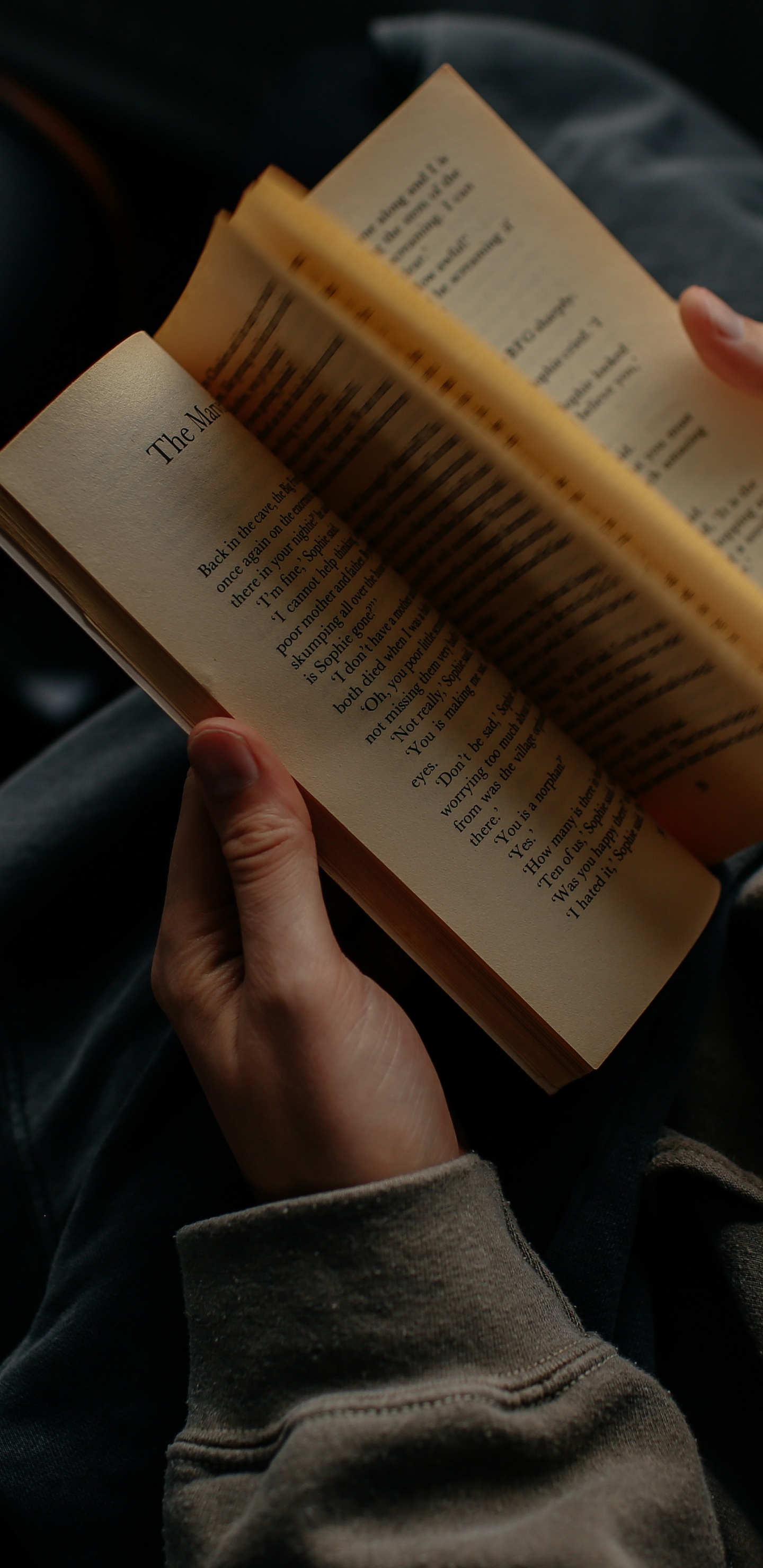 Обои чтение, писатель, Автор, книга, письмо в разрешении 1440x2960