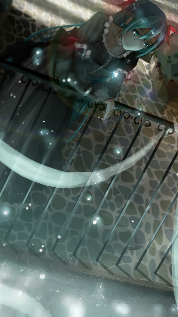 Обои Хацунэ Мику, аниме, вокалоид, игры, графика в разрешении 720x1280