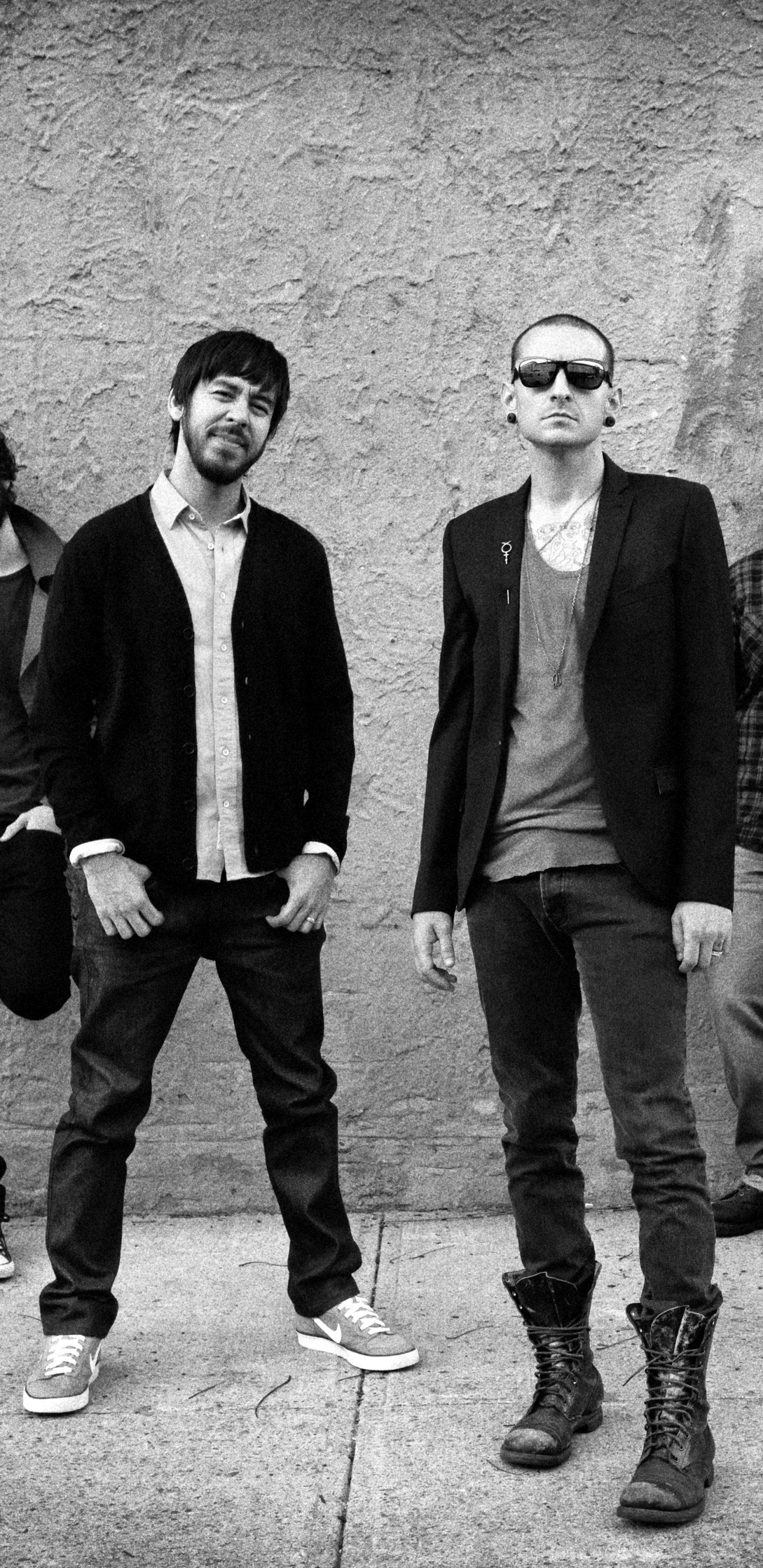 Обои музыкальный ансамбль, социальная группа, стояние, снимок, Hybrid Theory в разрешении 1440x2960