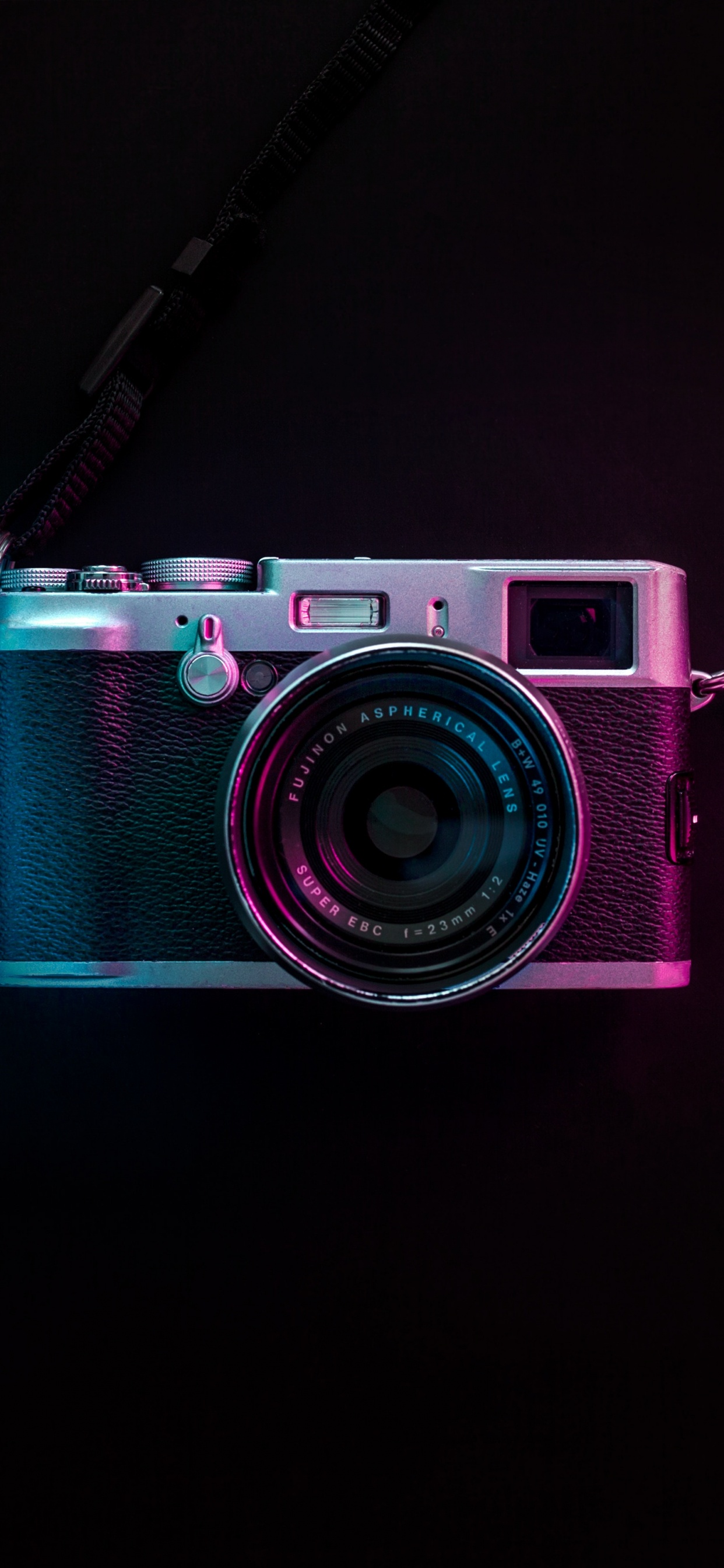 Обои камера, розовый, оптика камеры, Точка-и-снимай камеры, свет в разрешении 1242x2688
