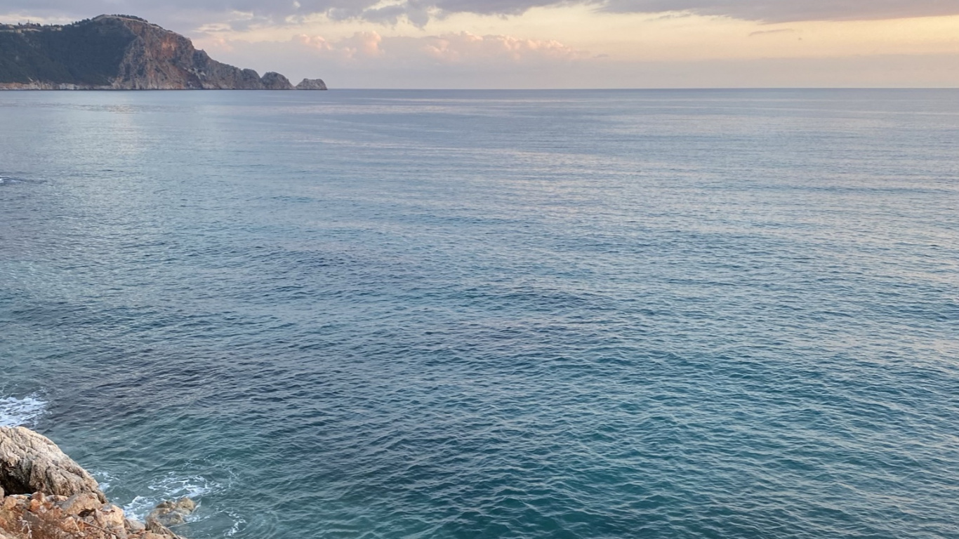 Обои Клеопатра Бич, вода, облако, гидроресурсы, природный ландшафт в разрешении 1366x768