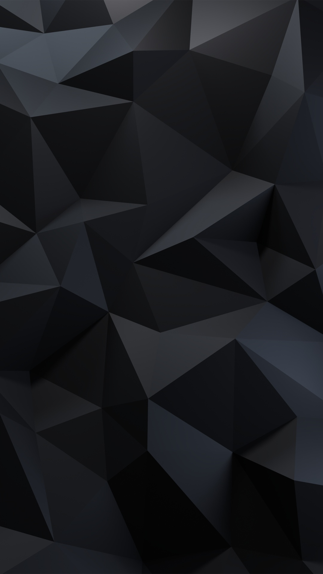 Обои черный, цвет, серый цвет, треугольник, симметрия в разрешении 1080x1920