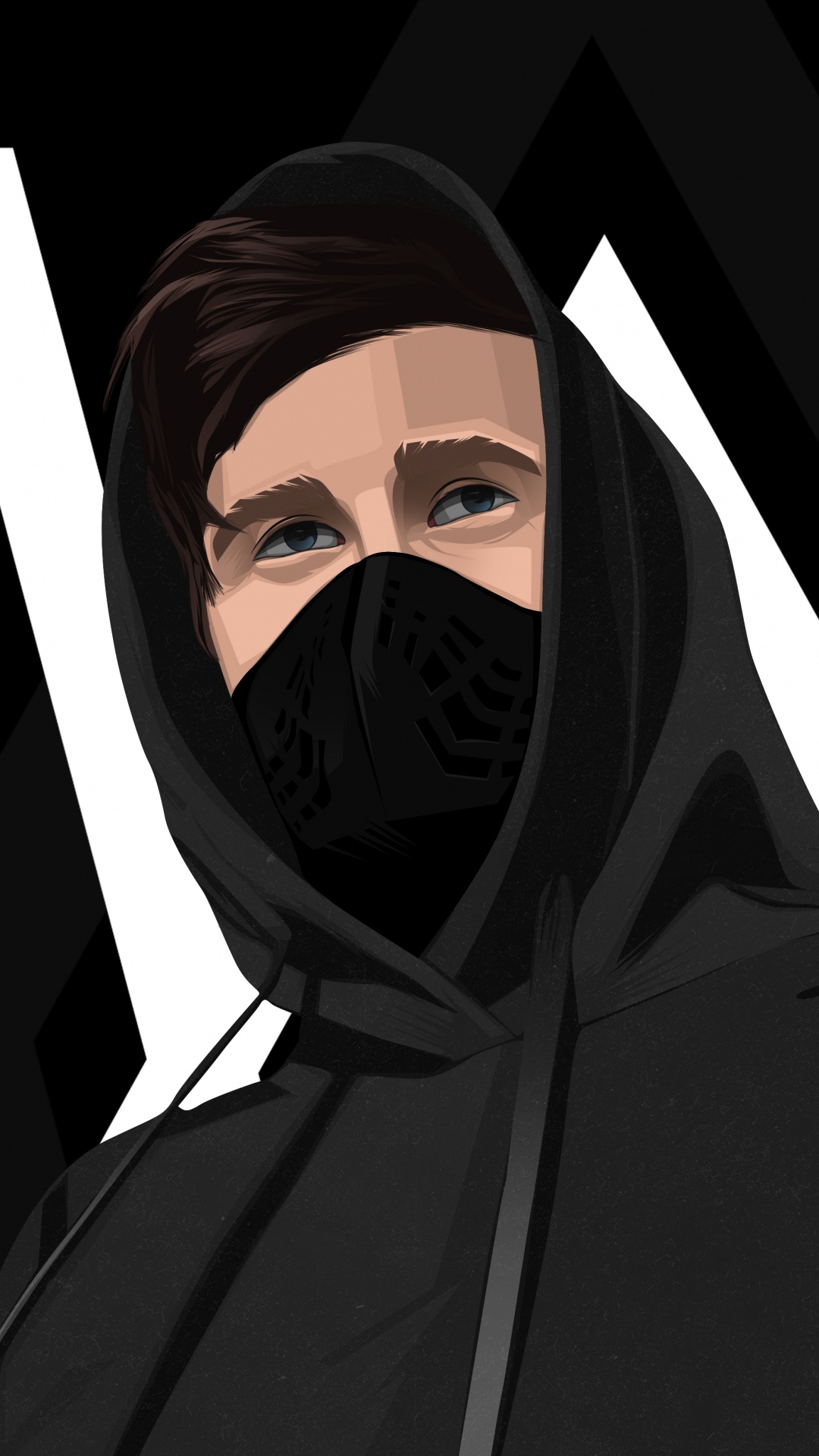 Обои цифровое искусство, цифровая живопись, арт, рисование, живопись в разрешении 1080x1920