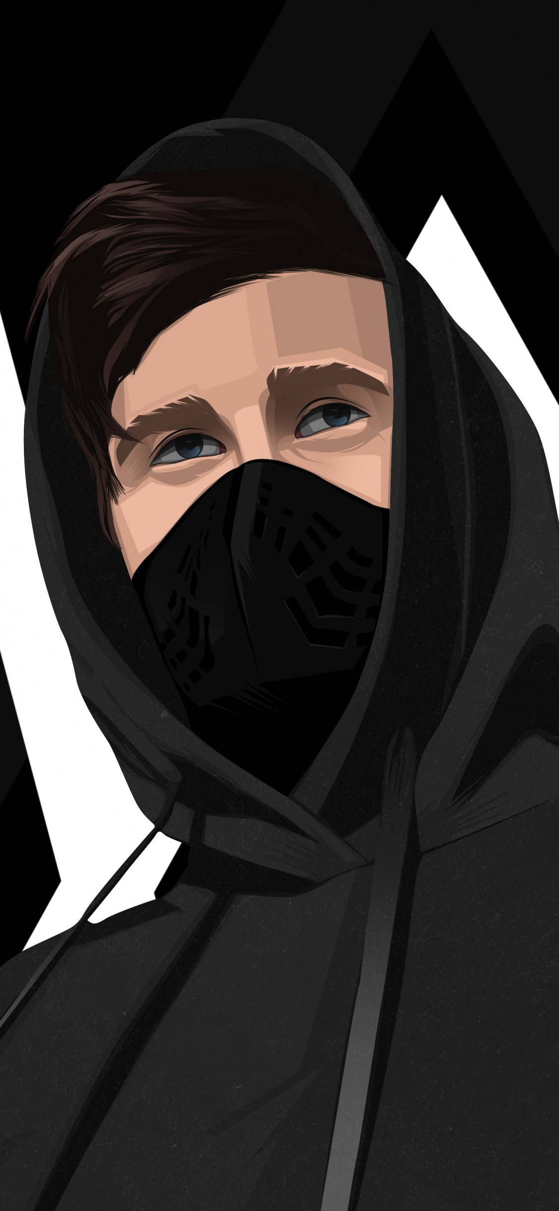 Обои цифровое искусство, цифровая живопись, арт, рисование, живопись в разрешении 1125x2436