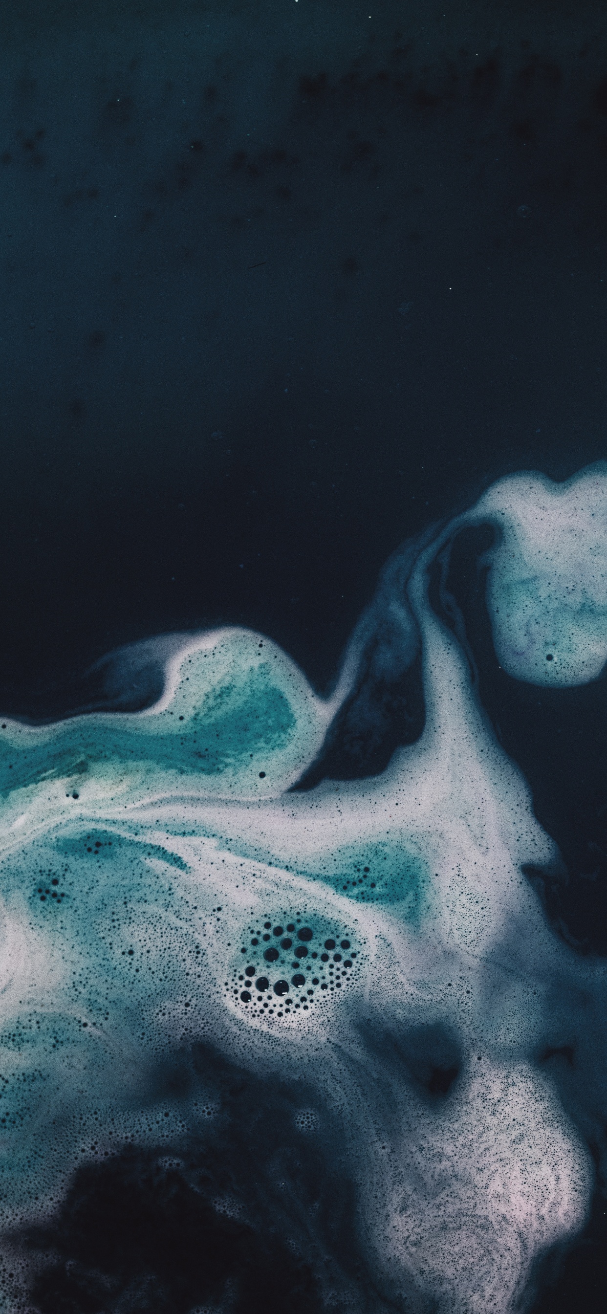 Обои синий, вода, бирюза, иллюстрация, визуальное искусство в разрешении 1242x2688