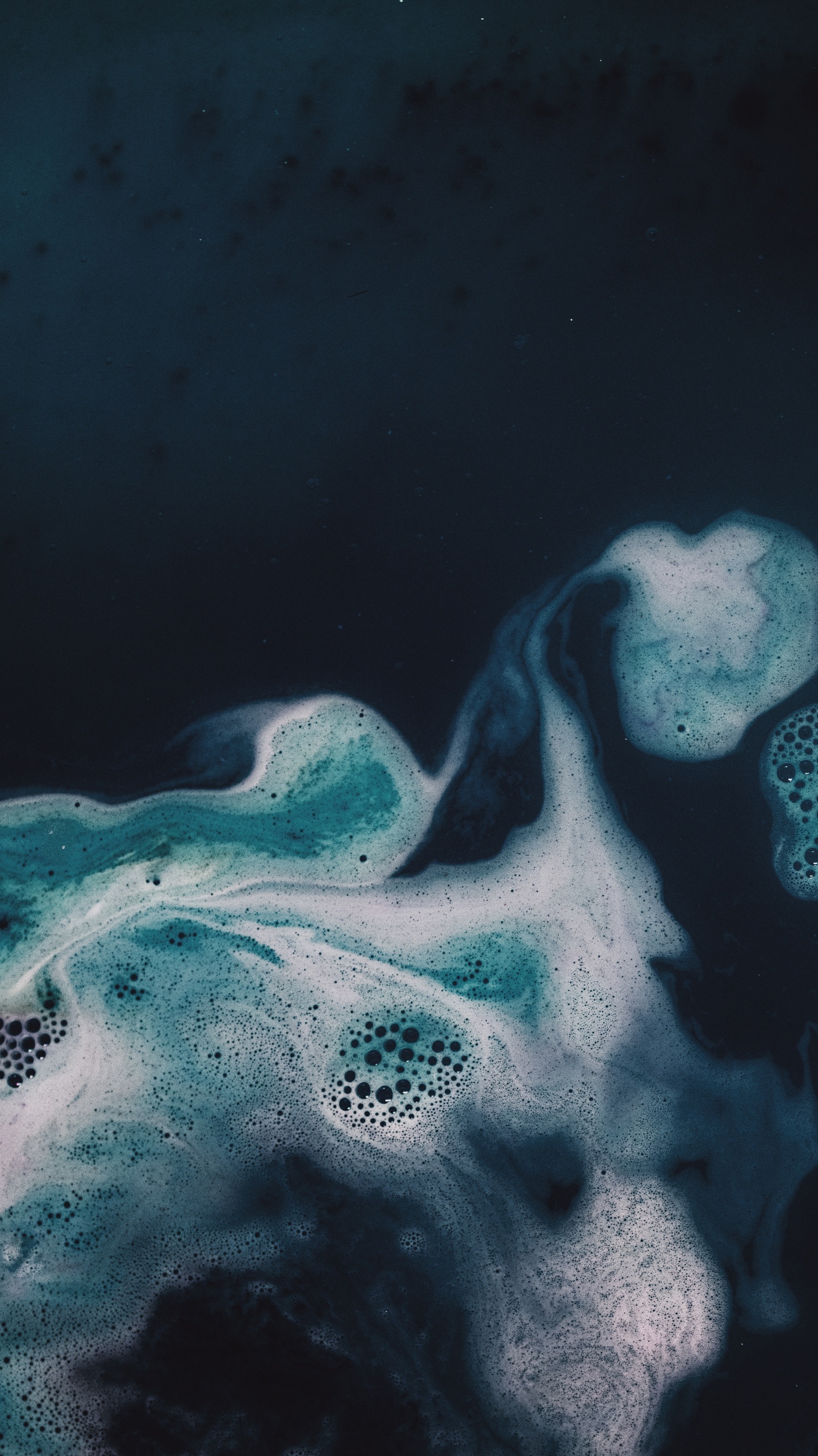 Обои синий, вода, бирюза, иллюстрация, визуальное искусство в разрешении 1440x2560