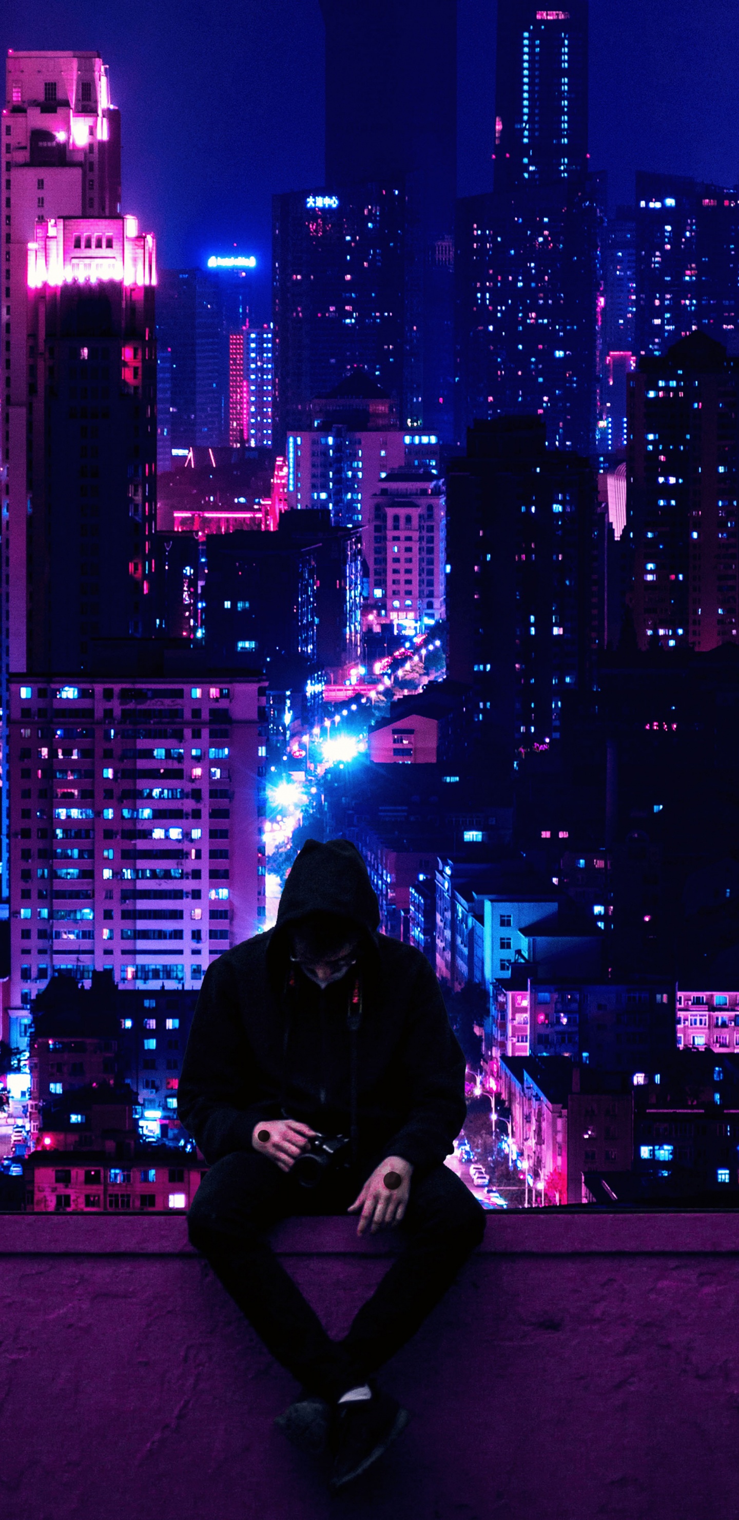 Обои метрополия, джаны ушли, висгун - социальная сеть, арт, Метрополис М в разрешении 1440x2960