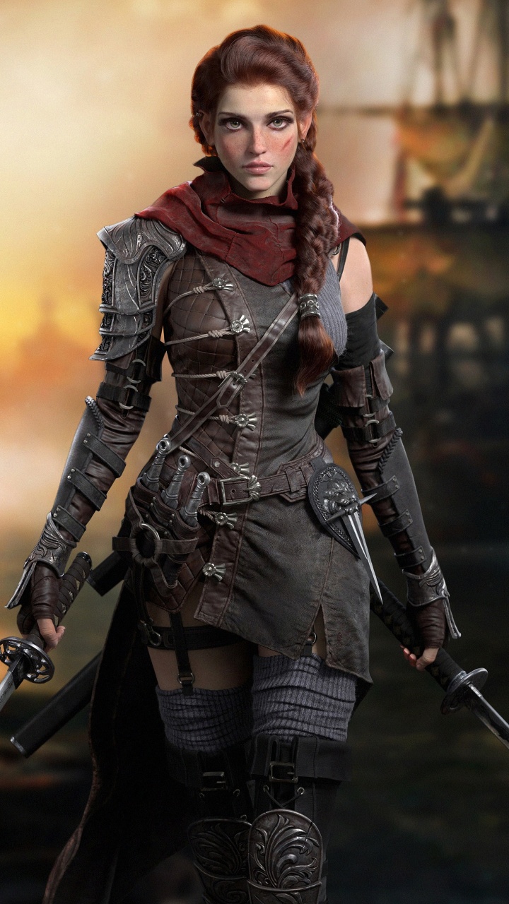 Обои арт, пиратство, кино, игры, компьютерная игра в разрешении 720x1280