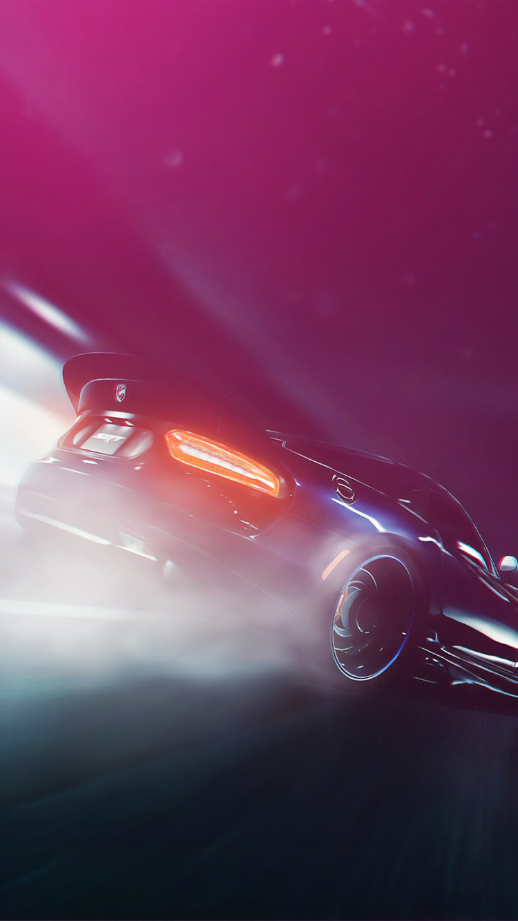 Обои уловка Viper, dodge, авто, свет, автомобильное освещение в разрешении 750x1334