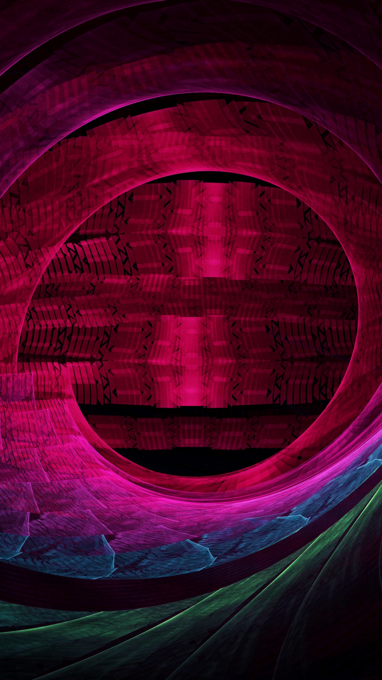 Обои красочность, пурпур, розовый, арт, Фиолетовый в разрешении 750x1334