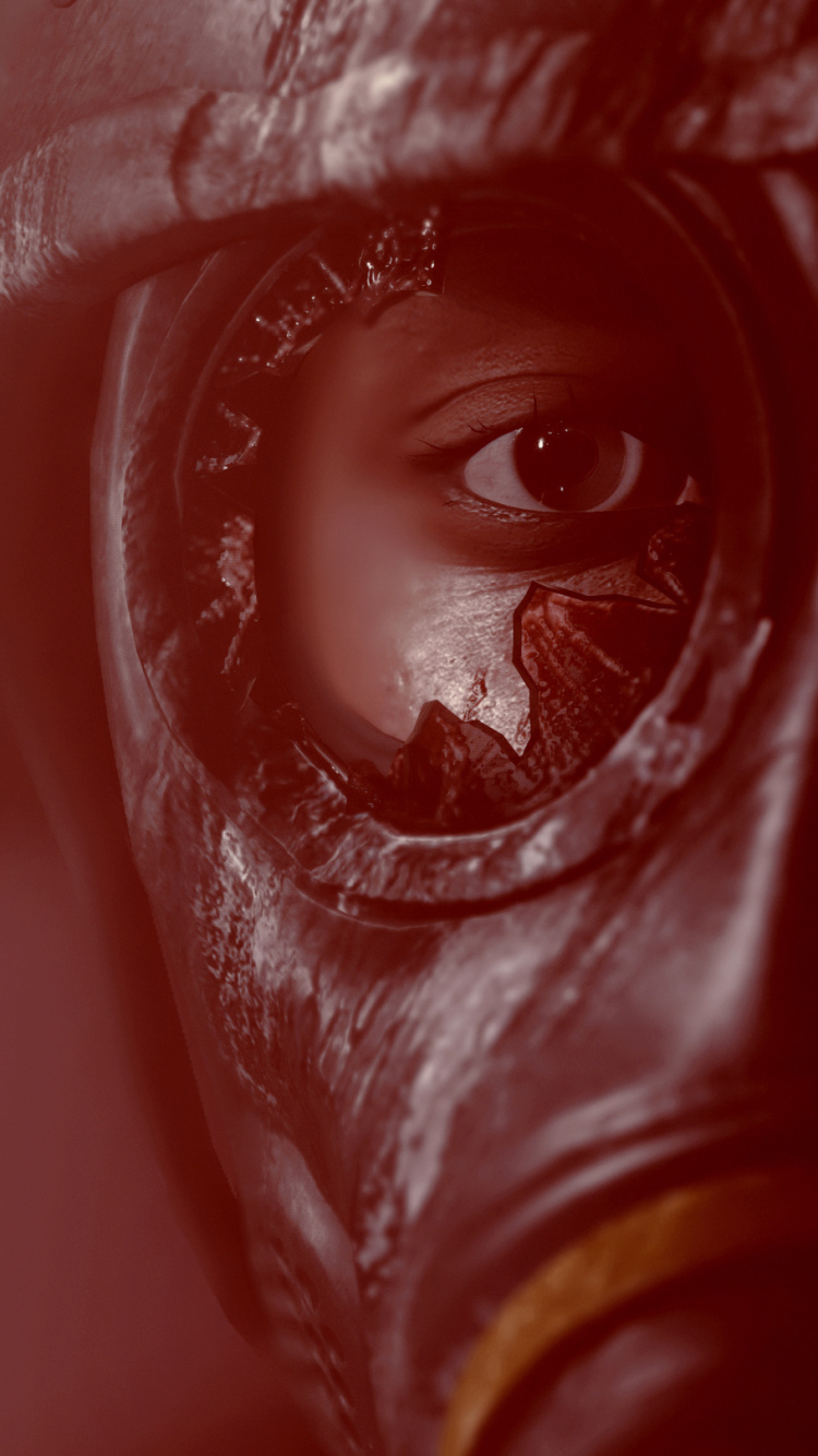 Обои Обитель Зла 2, капком, красный цвет, вода, губа в разрешении 750x1334