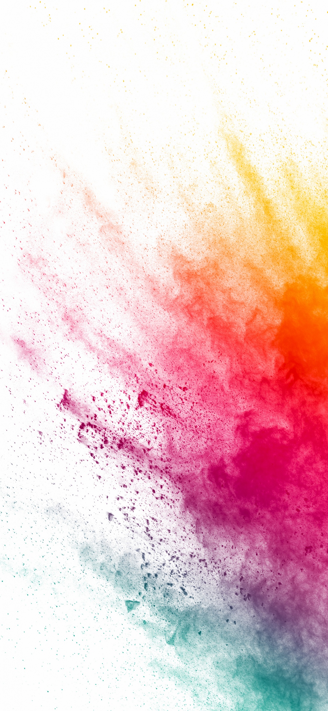 Обои бумага, цветной, футболка, живопись, акварельная живопись в разрешении 1125x2436