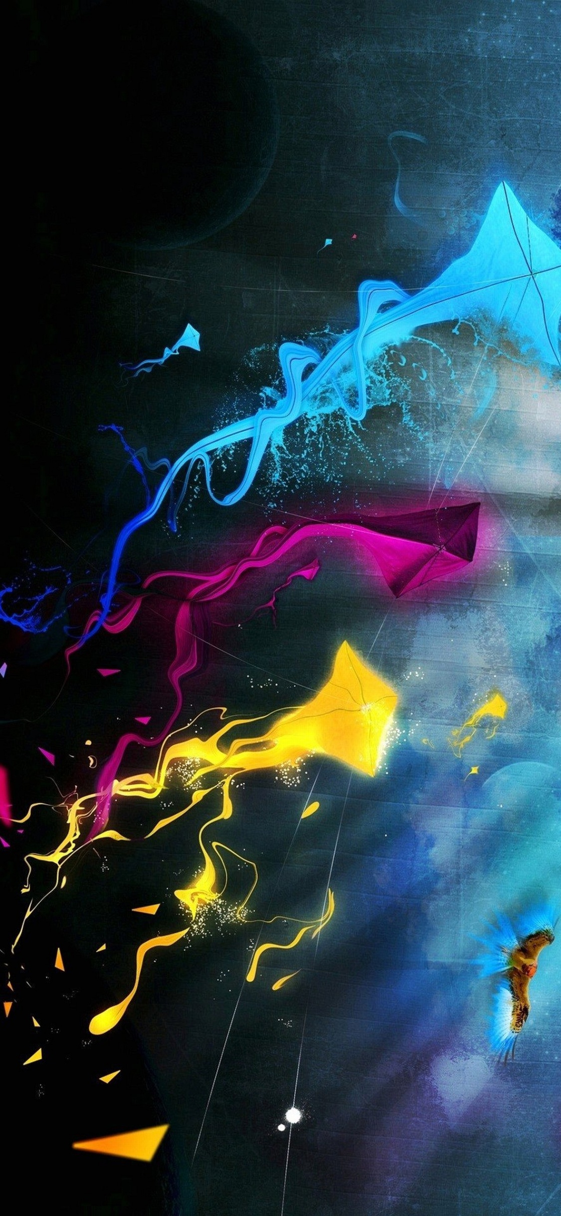 Обои графический дизайн, дизайн, электрик, графика, иллюстрация в разрешении 1125x2436