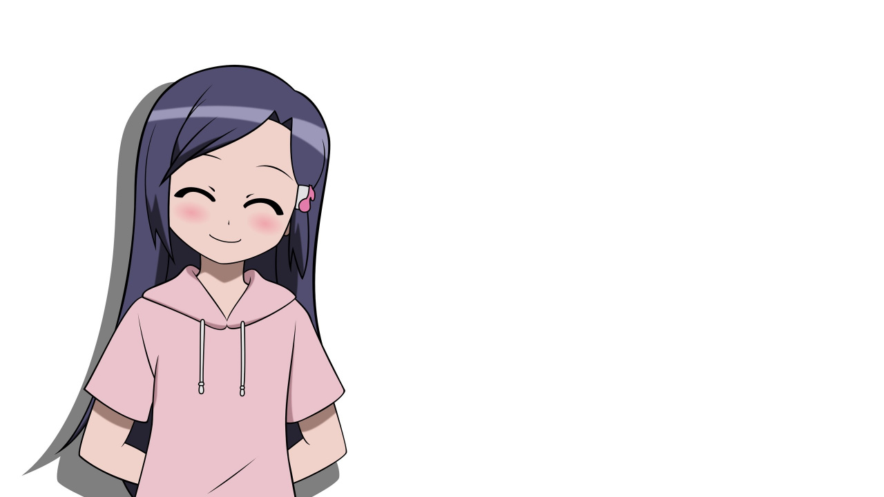 Обои лицо, аниме, ребенок, аниме счастливая, мимика в разрешении 1280x720