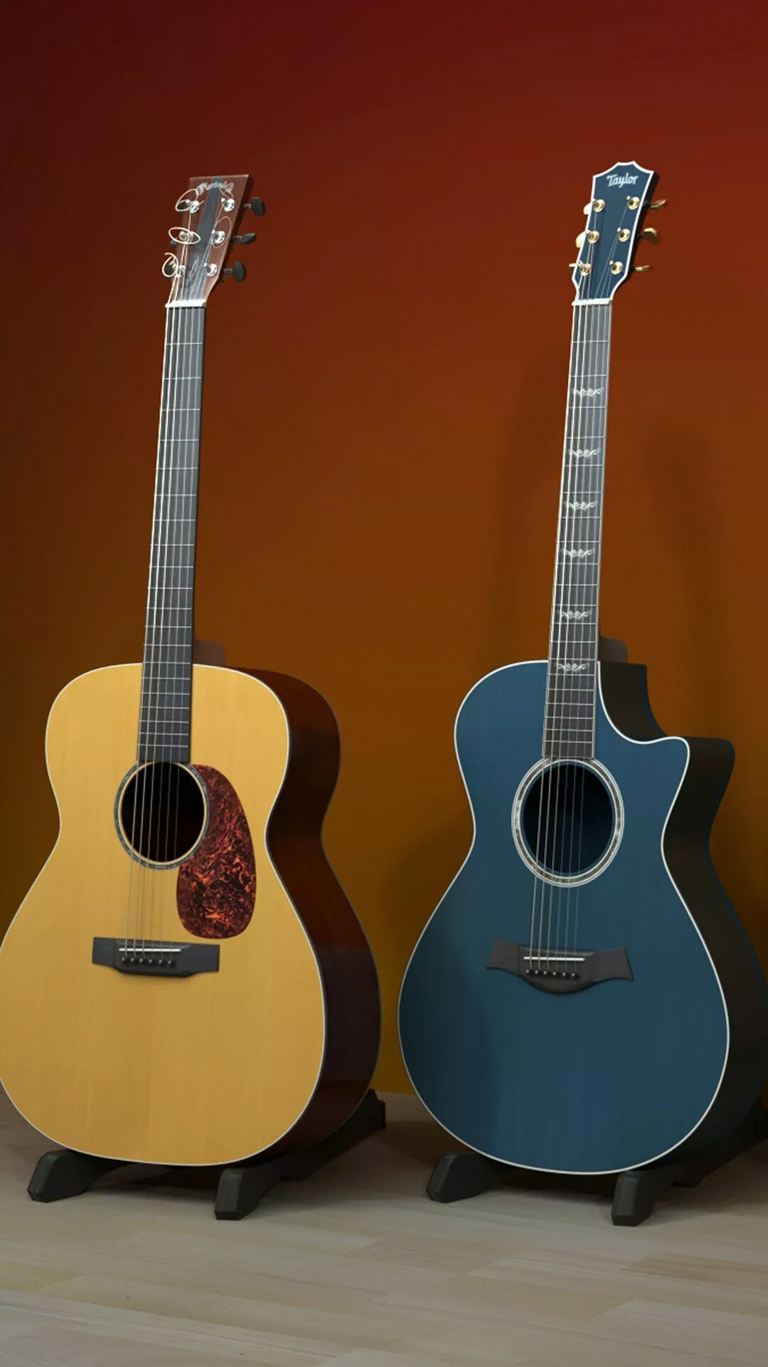 Обои Elephone,  Elephone P8, гитара, классическая гитара, taylor guitars в разрешении 1080x1920