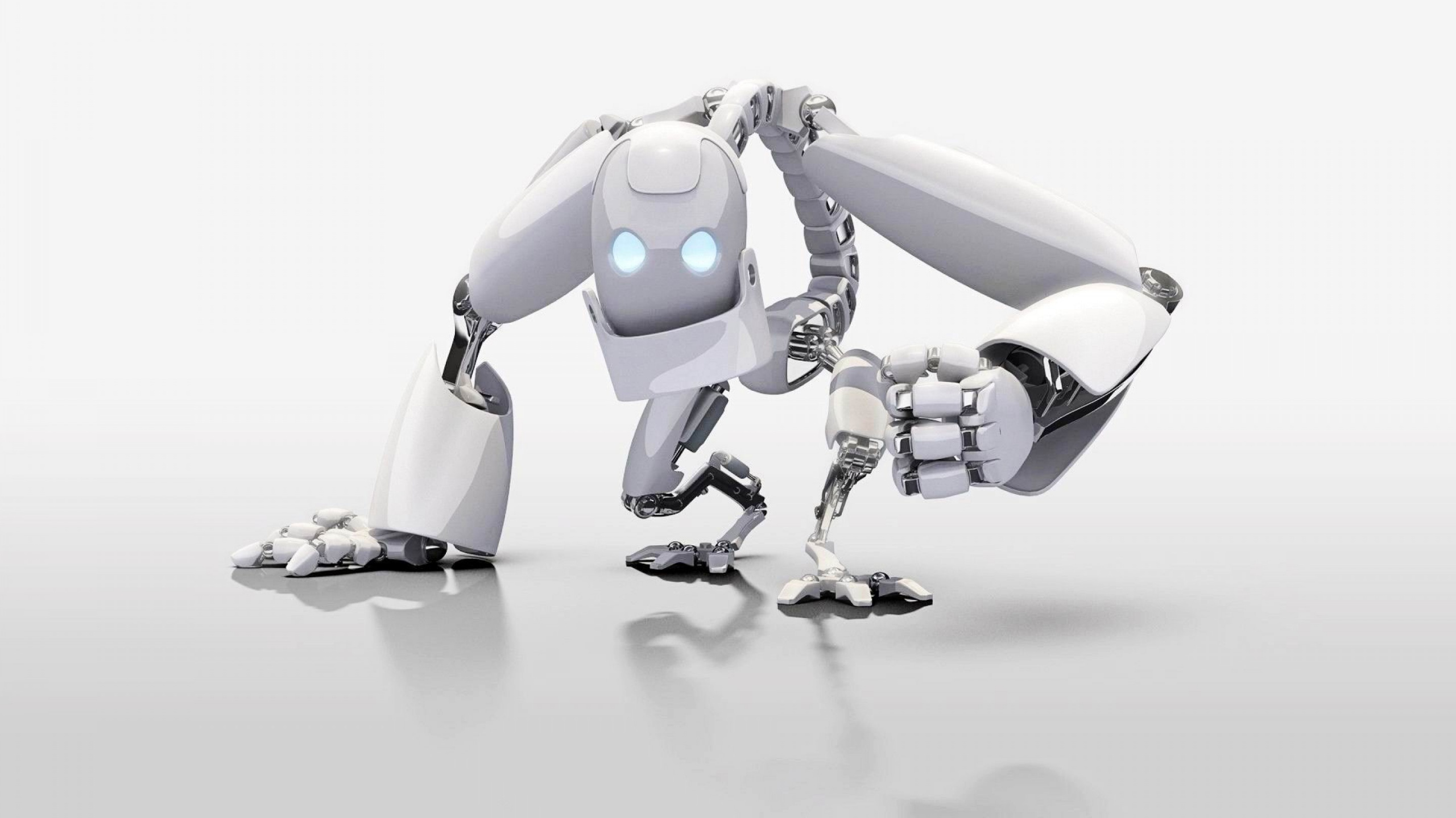 Обои робот, машина, технологии, и-робот, роботизированная рука в разрешении 2560x1440