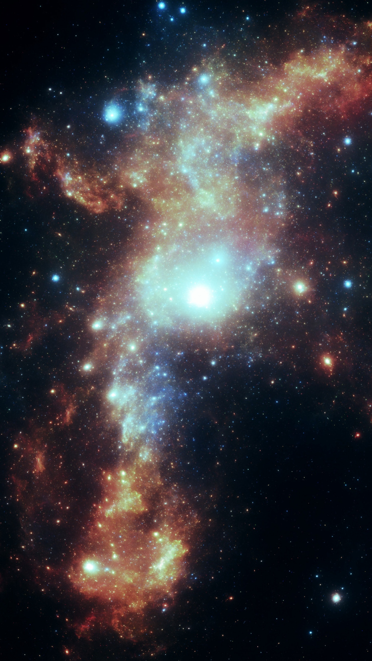 Обои Галактика, природа, космическое пространство, астрономический объект, Астрономия в разрешении 750x1334