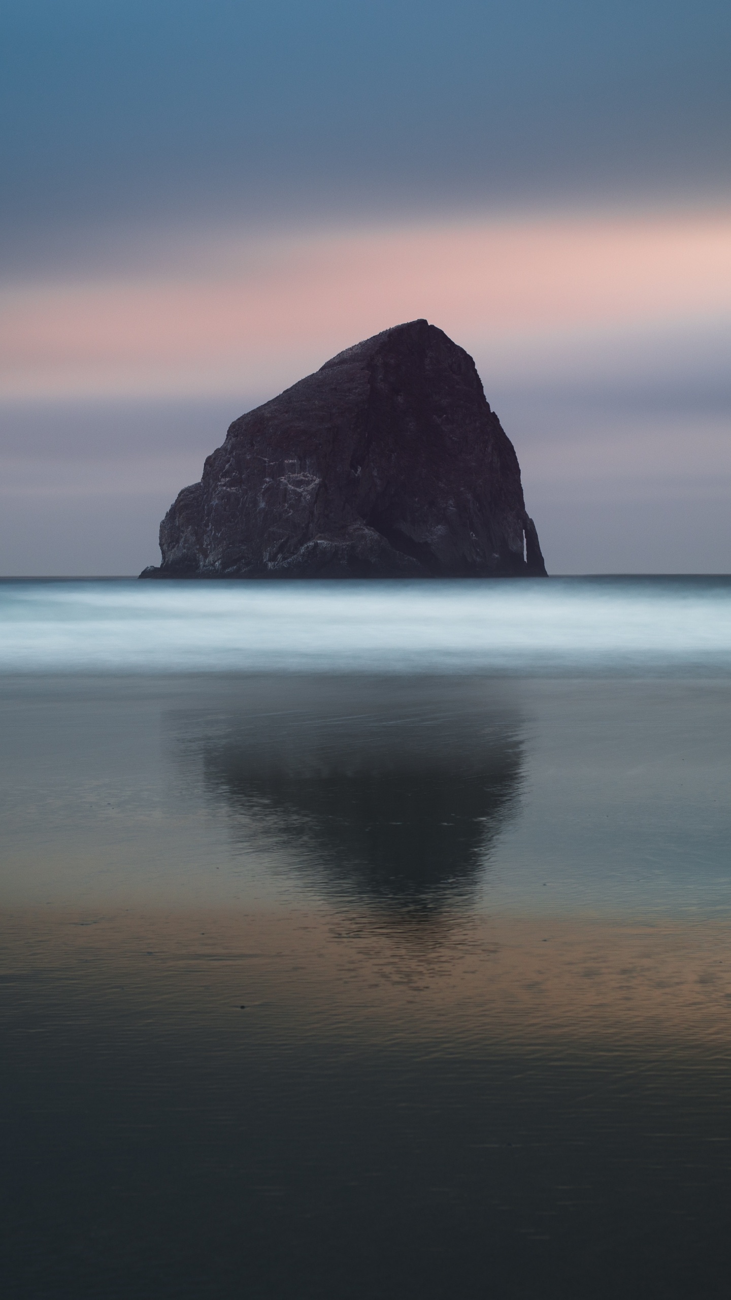 Обои море, океан, побережье, природа, рок в разрешении 1440x2560