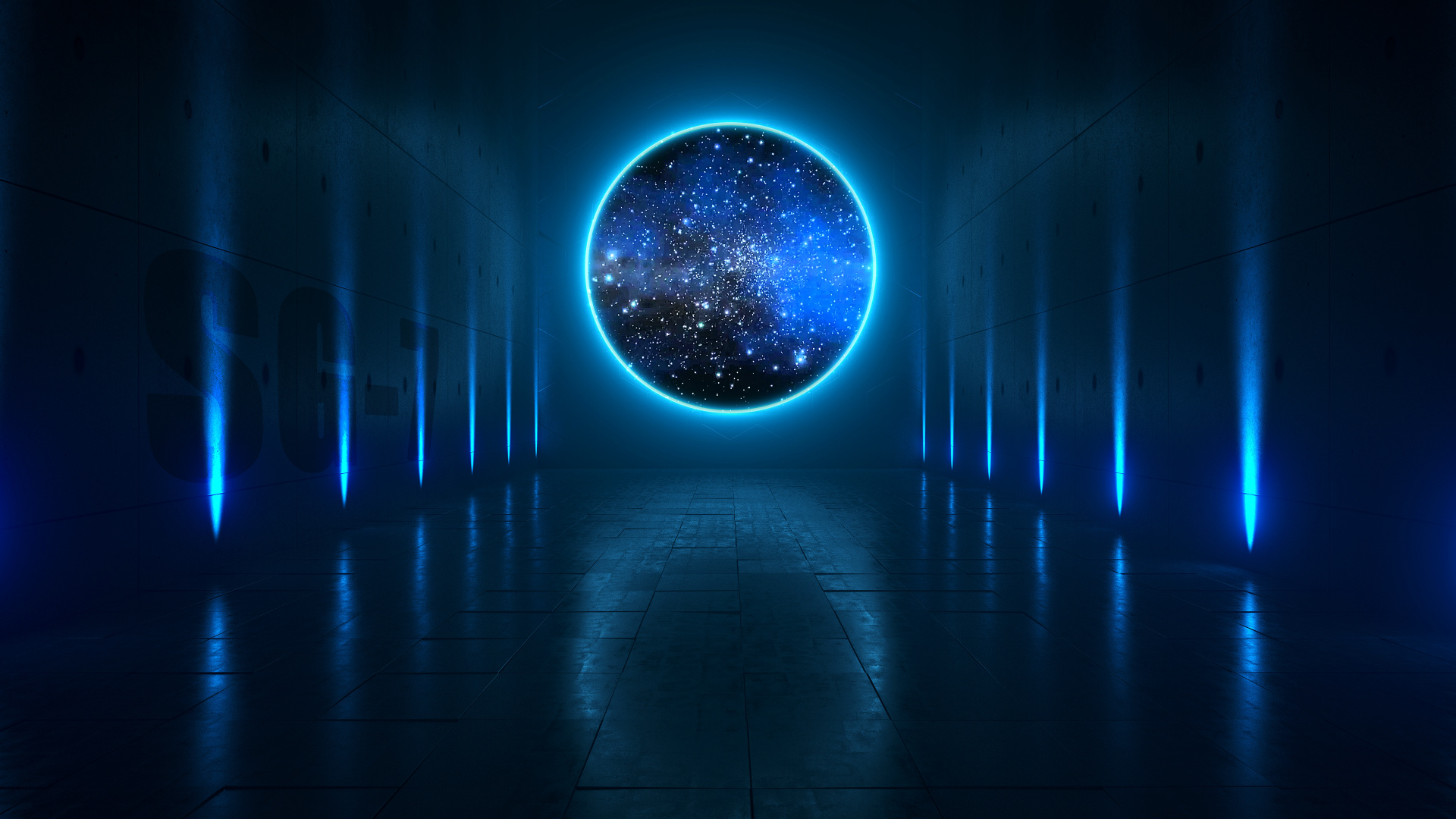 Обои атмосфера, мир, астрономический объект, арт, вода в разрешении 1920x1080