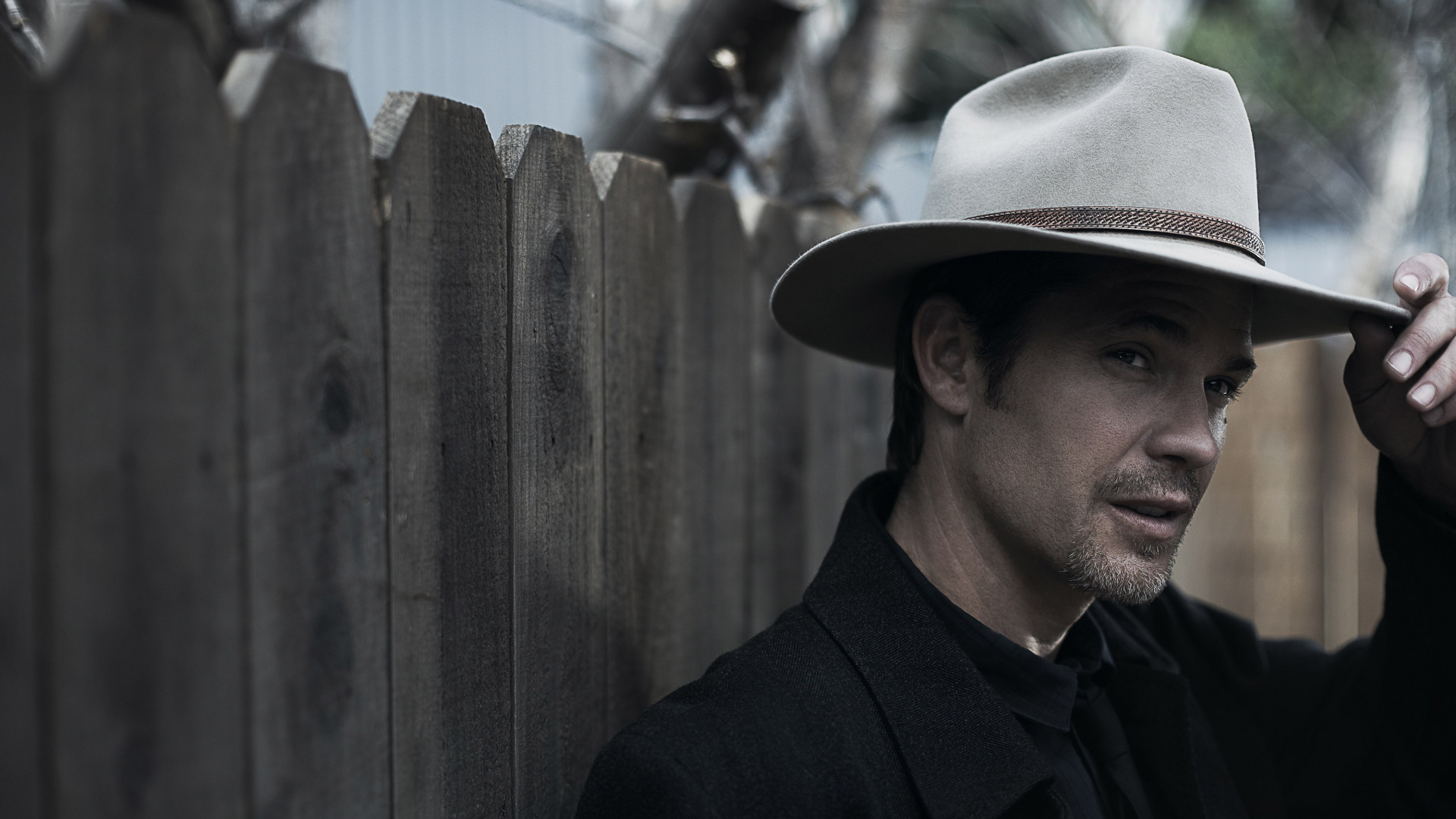 Обои Тимоти Олифант, Оправдано, Рейлан Гивенс, вестерн, шляпа в разрешении 1920x1080