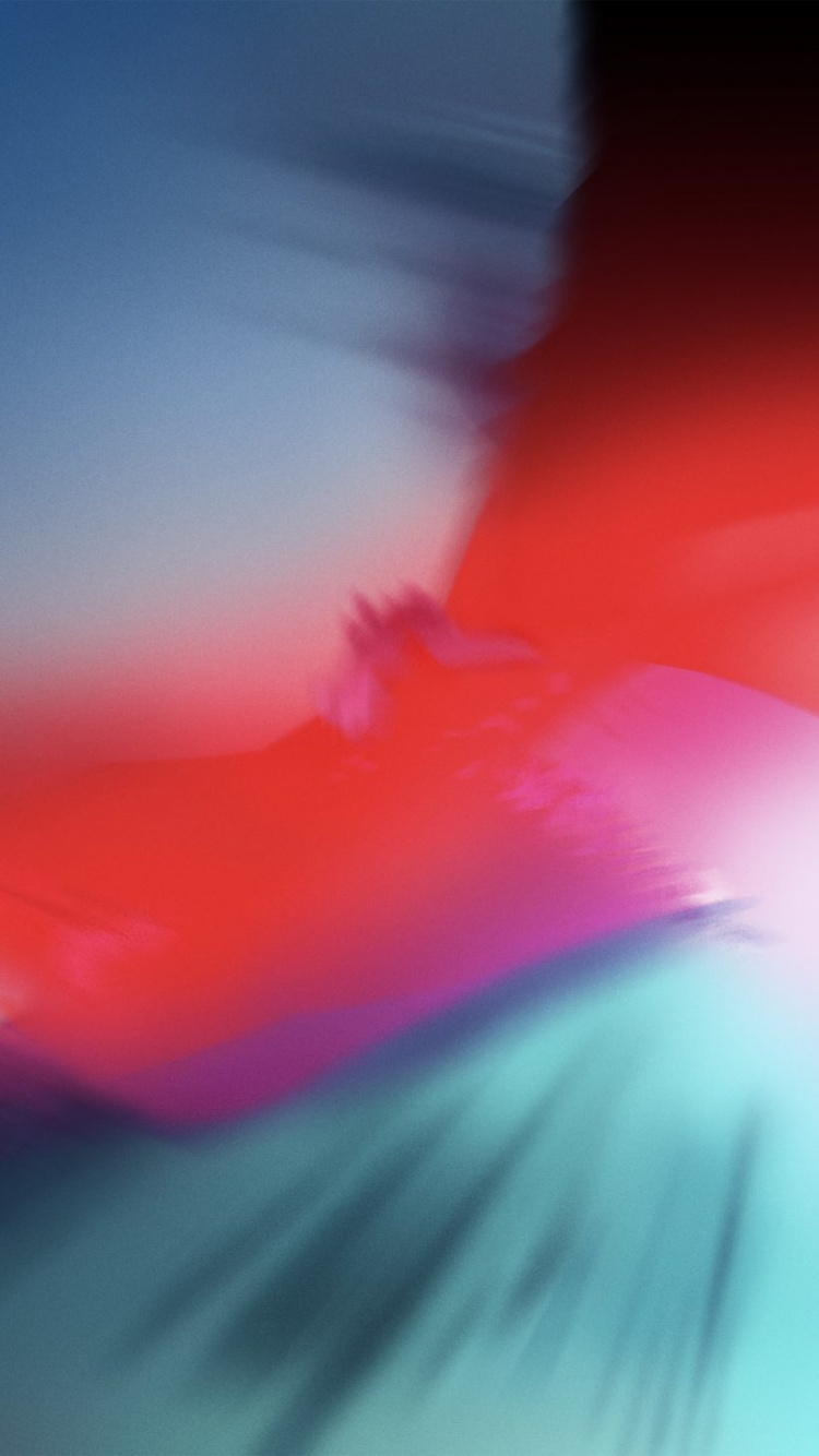 Обои яблоко, ios, iOS 12, вода, Фиолетовый в разрешении 750x1334