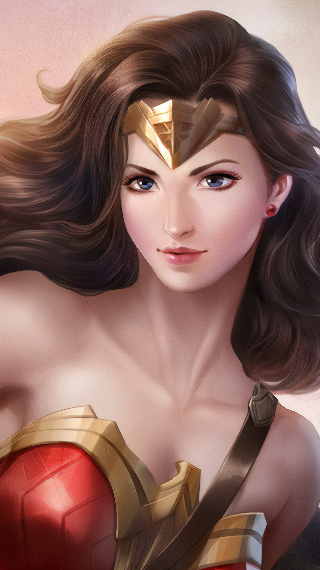 Обои чудоженщина, комиксы dc, фан арт, арт, супергерой в разрешении 1080x1920